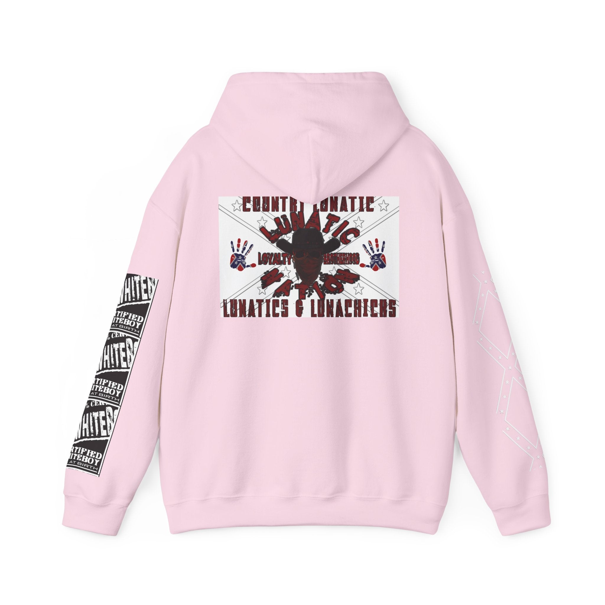 Country Lunatic Unisex Heavy Blend™ Hooded Sweatshirt - Unique Graphic Design
