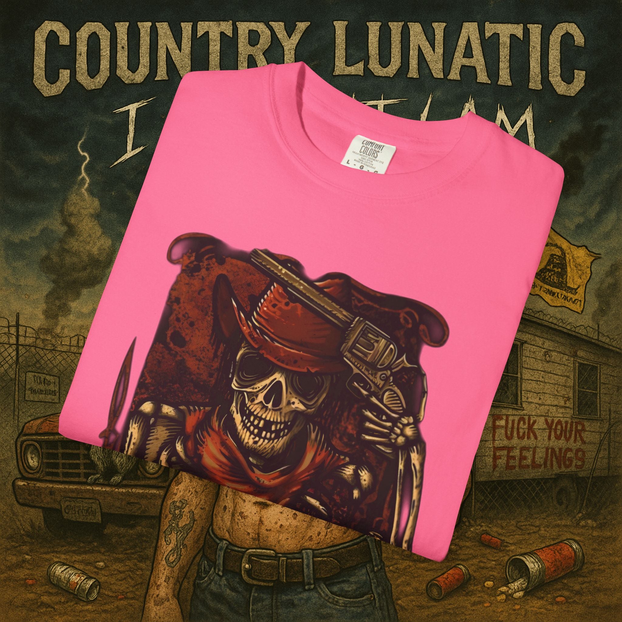 Country Lunatics Unisex T-shirt - For the Country Lunatic Fams