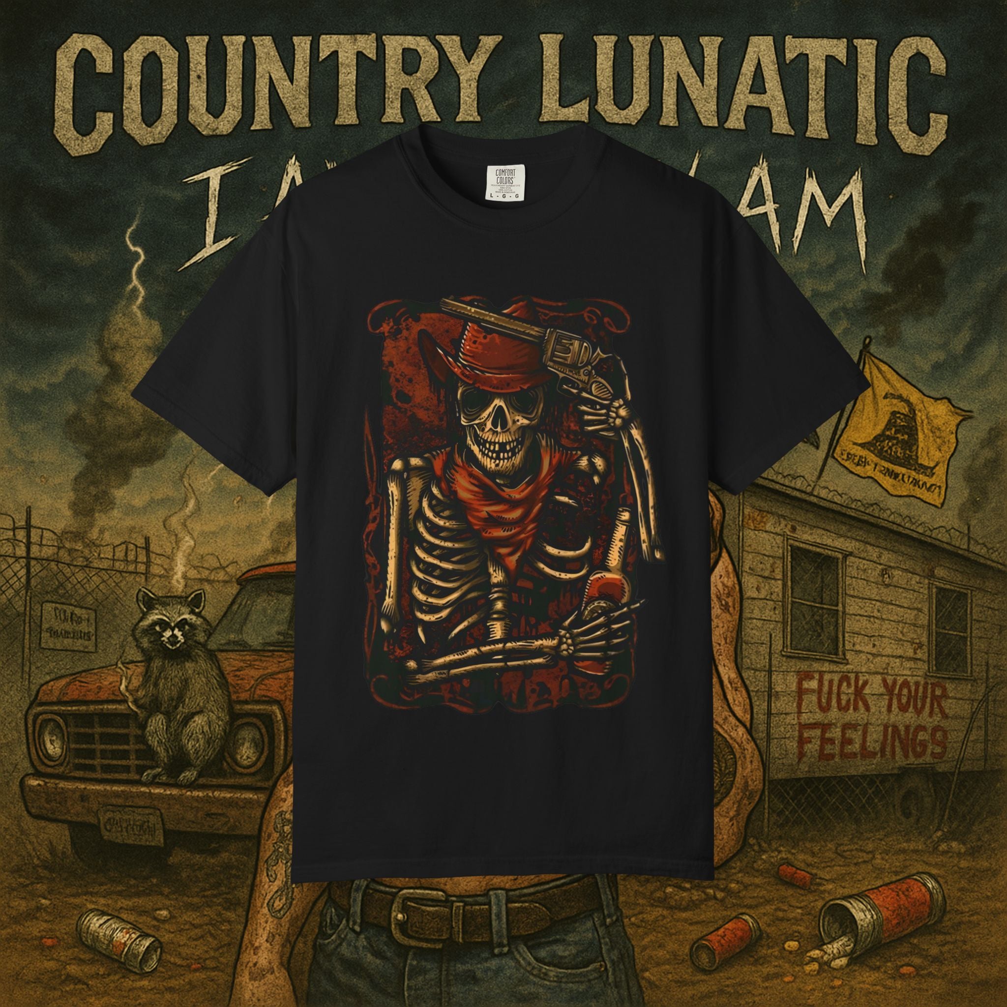Country Lunatics Unisex T-shirt - For the Country Lunatic Fams