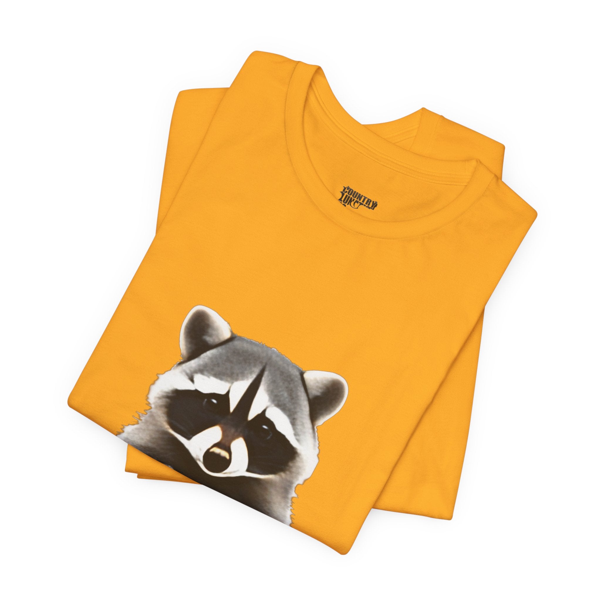 Country Lunatic Racoon Tee — 'F.C.W.B' Muscle Car Graphic Shirt