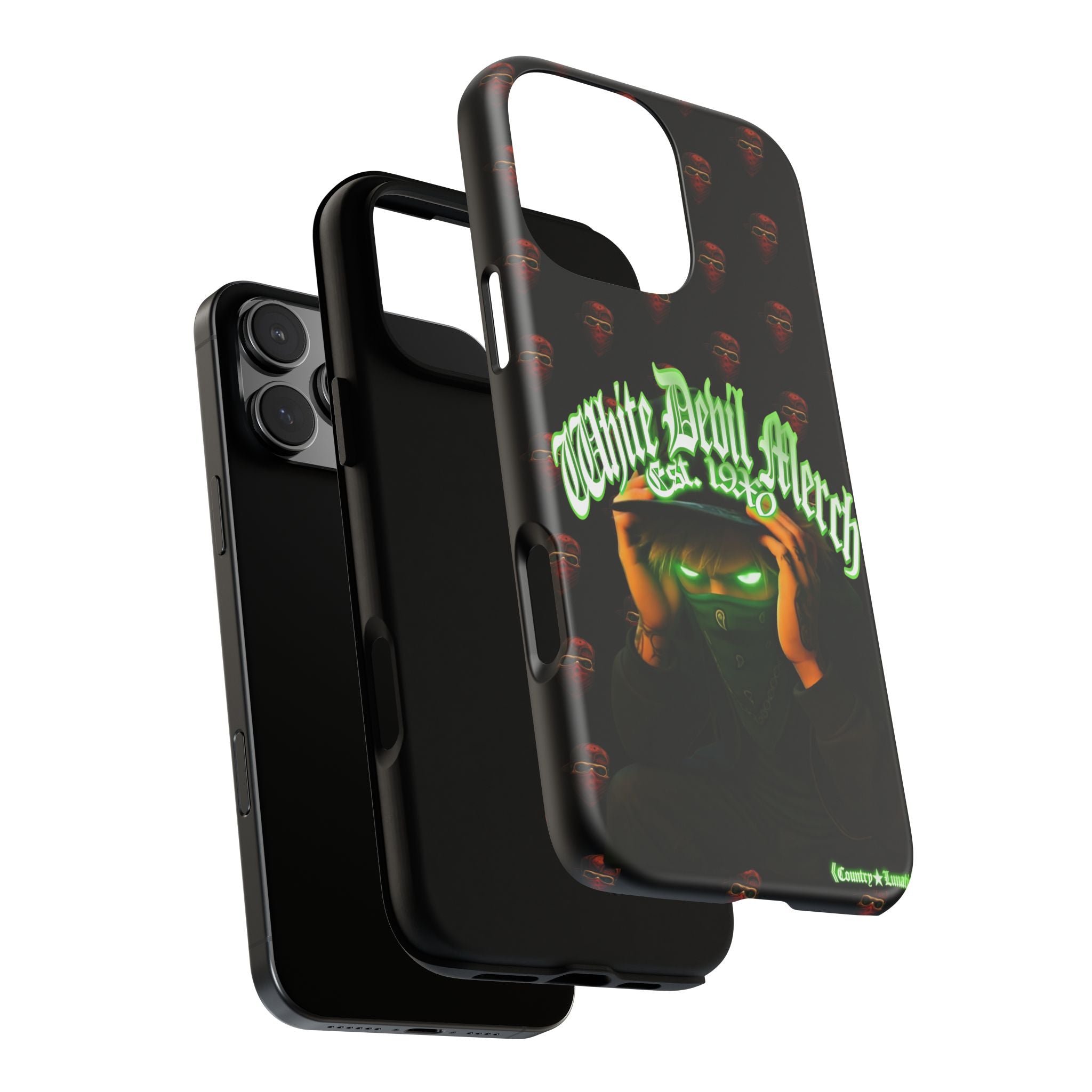 Phone Cases - White Devil Merch Collection for iPhones and Google Phones