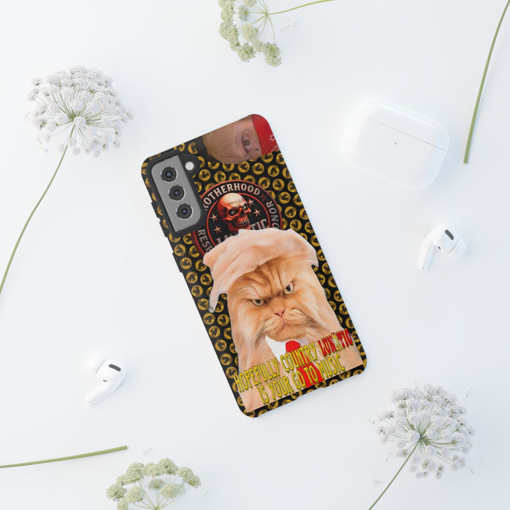 Phone Case - Kitty Country Lunatic Music Lover