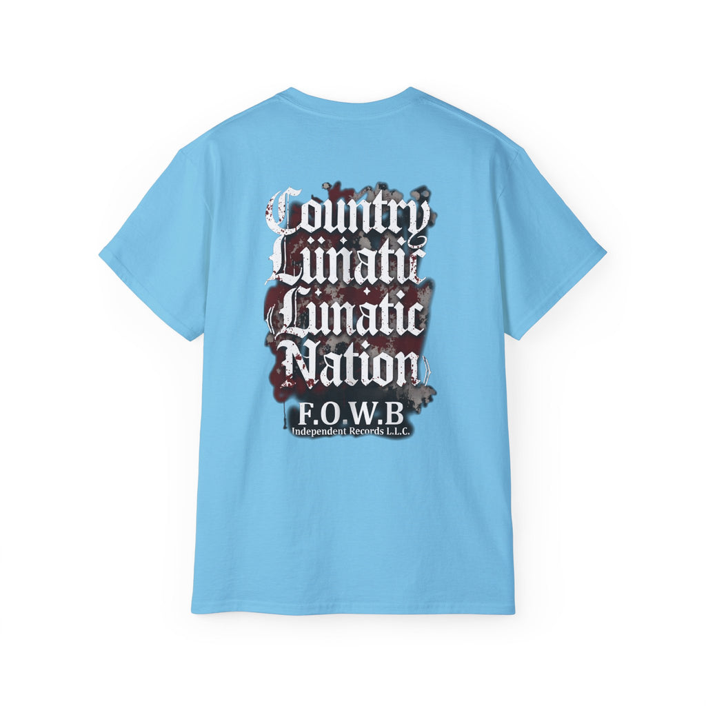 Country Lunatic Band Tee — "Lunatic Nation" Independent Records Shirt