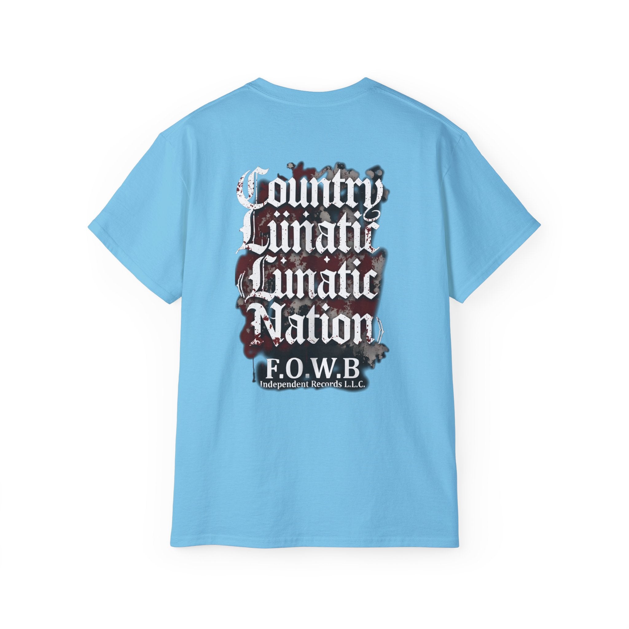 Country Lunatic Band Tee — "Lunatic Nation" Independent Records Shirt