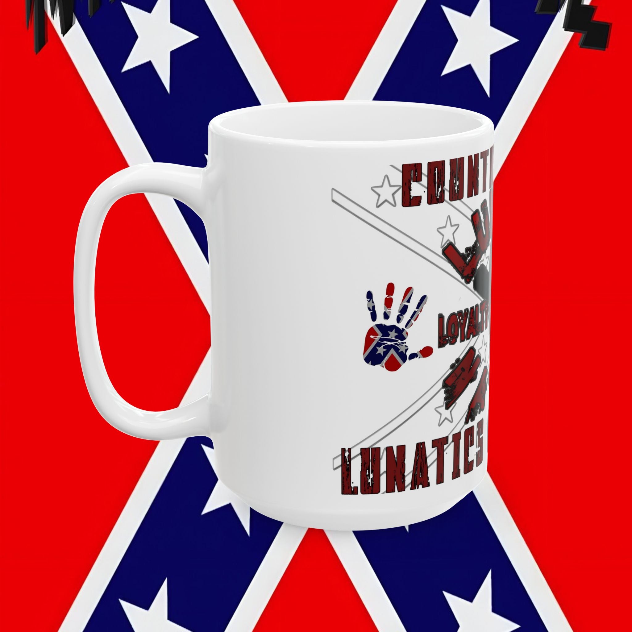 Funny Country Lunatic Mug - Certified Big Dick, 11oz & 15oz Ceramic Coffee Cup
