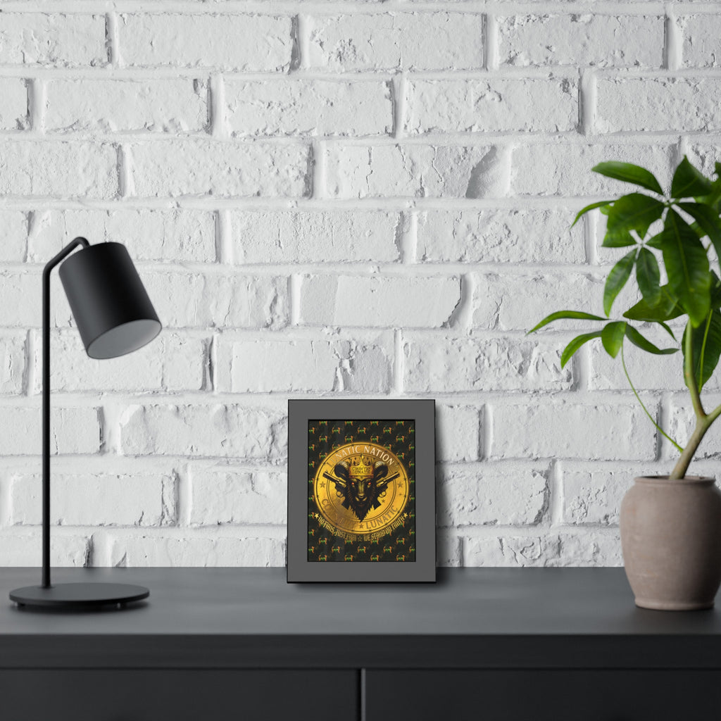 Framed Poster - Lunatic Nation Logo Photo