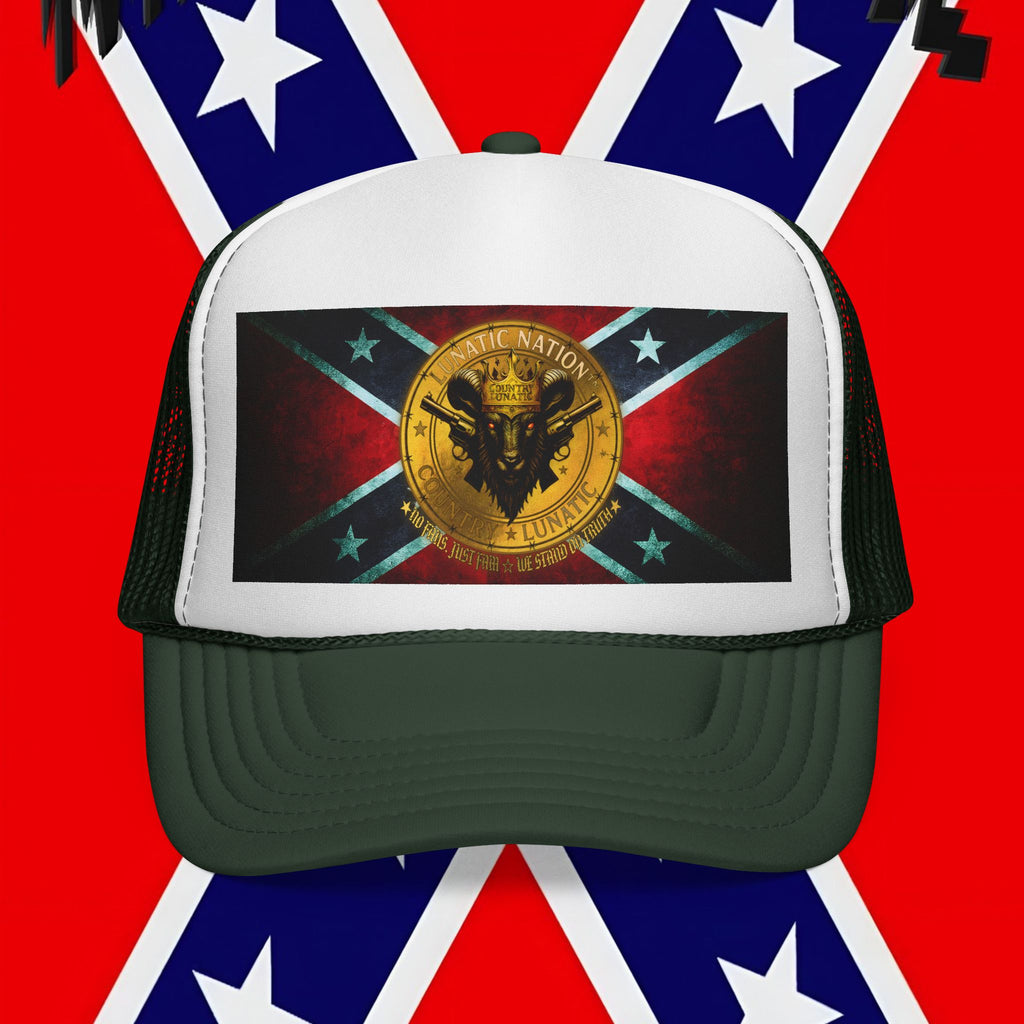 Trucker Cap - Rebel Flag New Logo Design