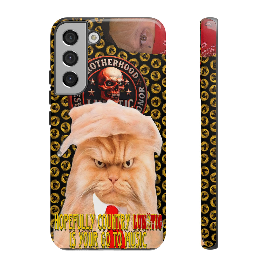 Phone Case - Kitty Country Lunatic Music Lover