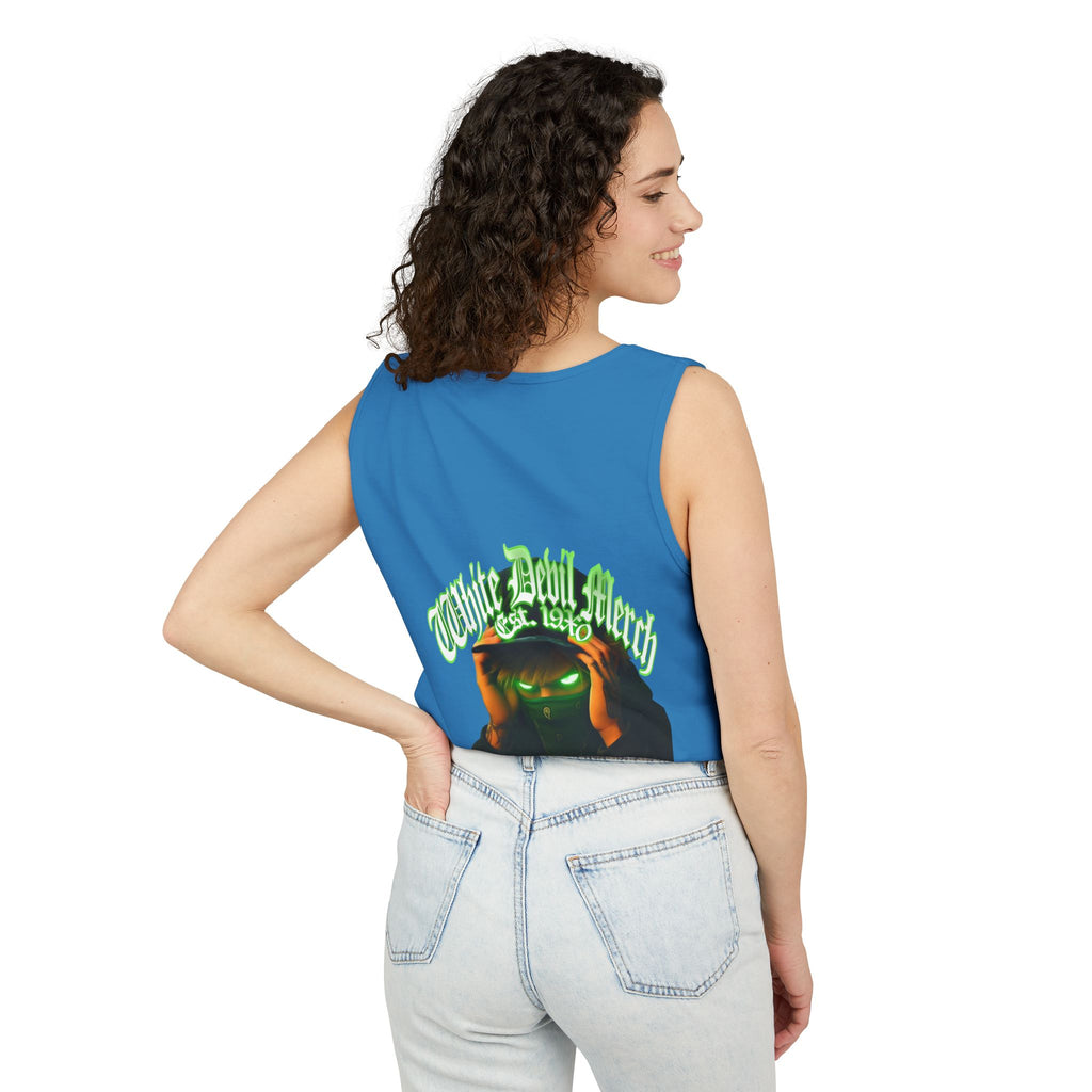 Tank Top White Gorilla Wife Beater Tank Unisex Garment-Dyed Collection