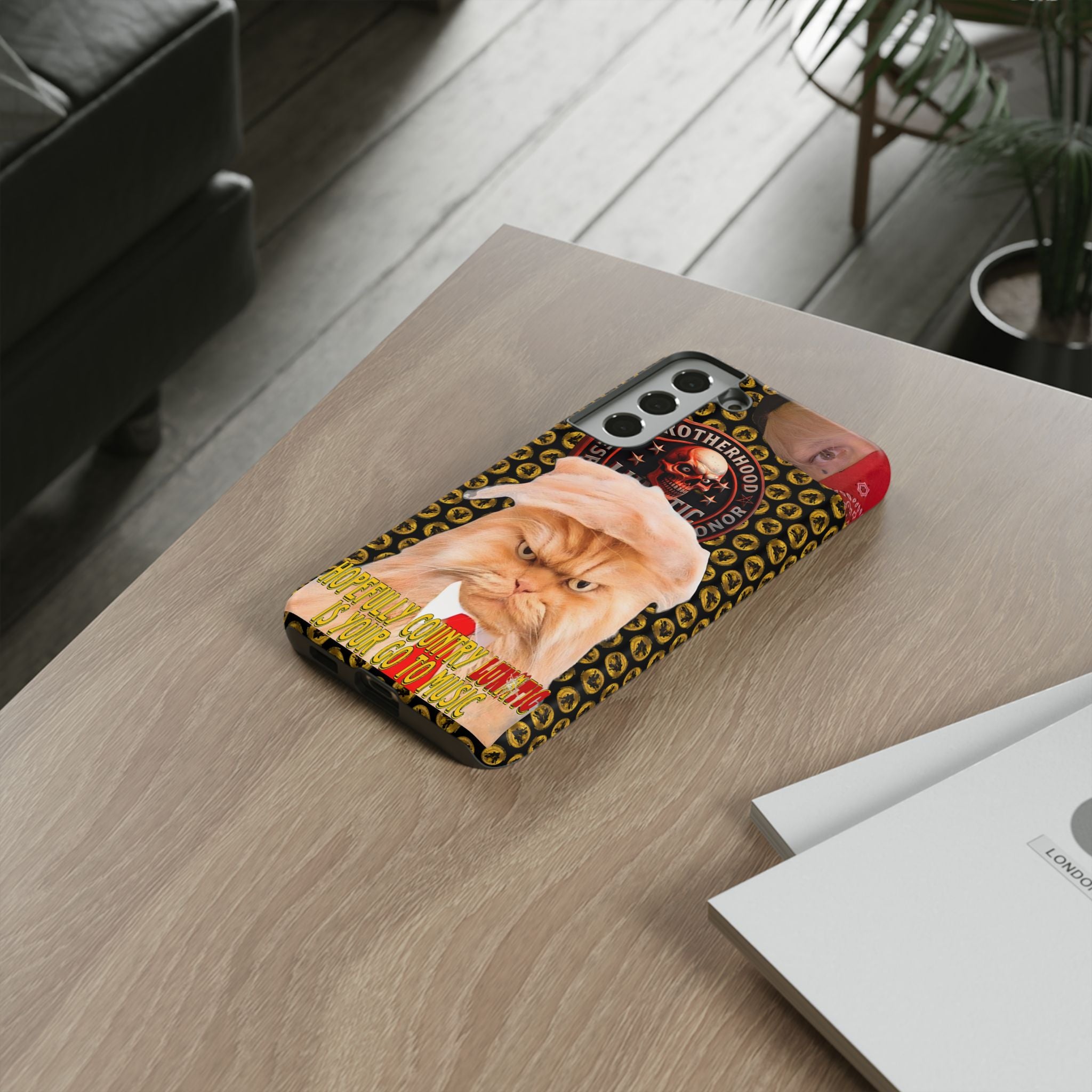 Phone Case - Kitty Country Lunatic Music Lover