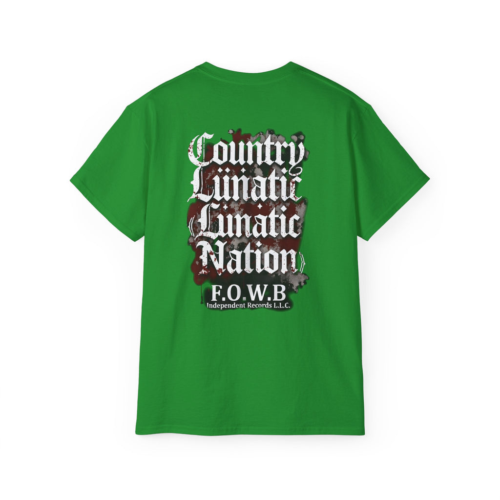 Country Lunatic Band Tee — "Lunatic Nation" Independent Records Shirt