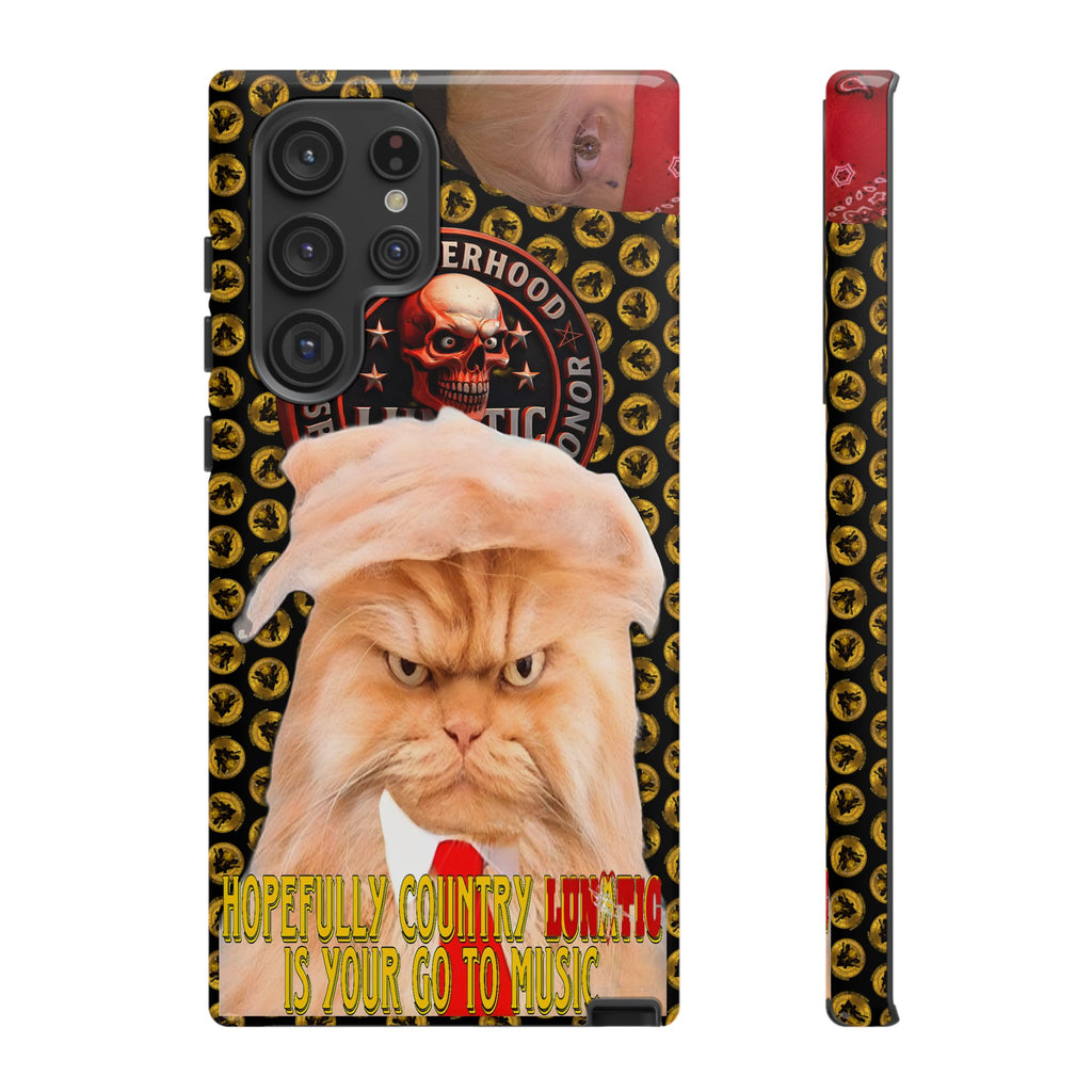 Phone Case - Kitty Country Lunatic Music Lover