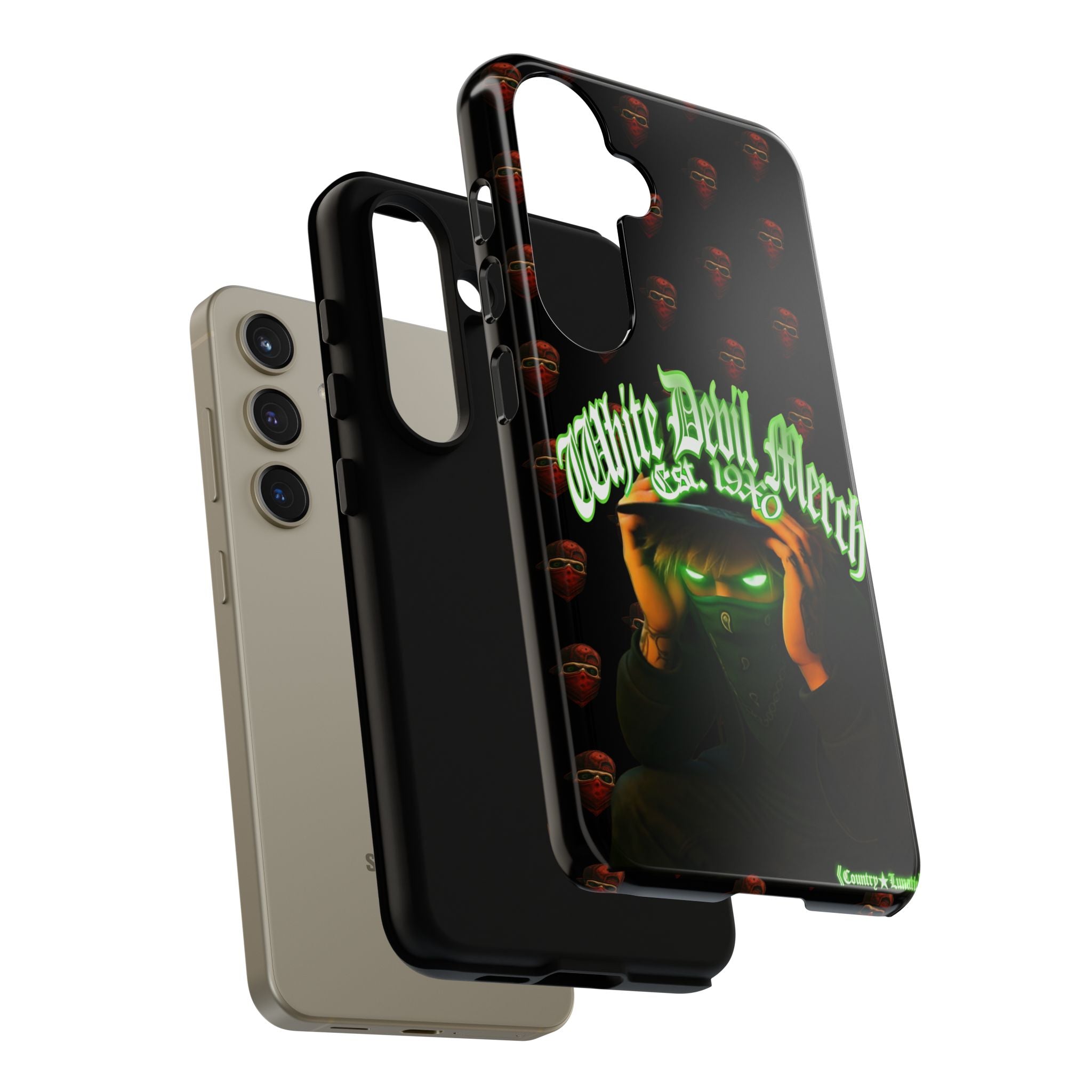 Phone Cases - White Devil Merch Collection for iPhones and Google Phones