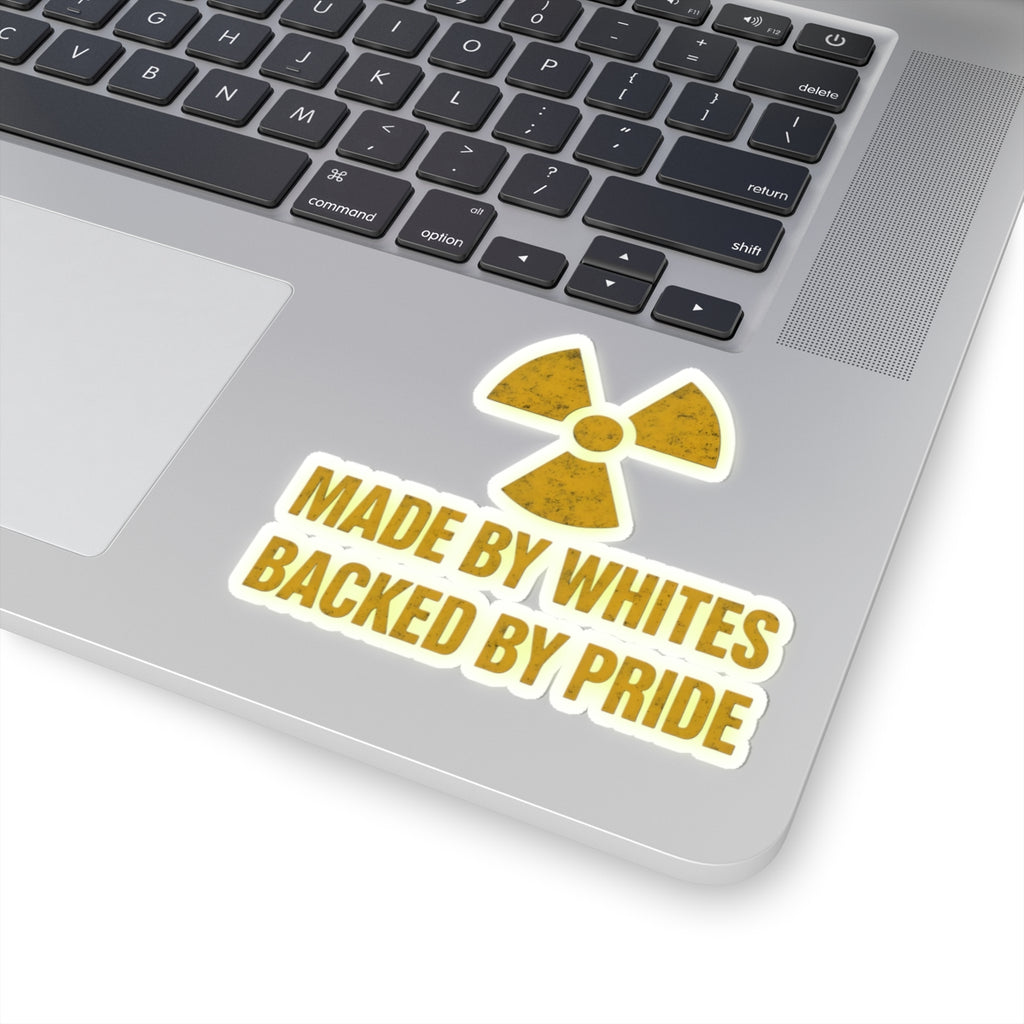 Sticker Set - 'MADE BY WHITE'S BACKED BY PRIDE'