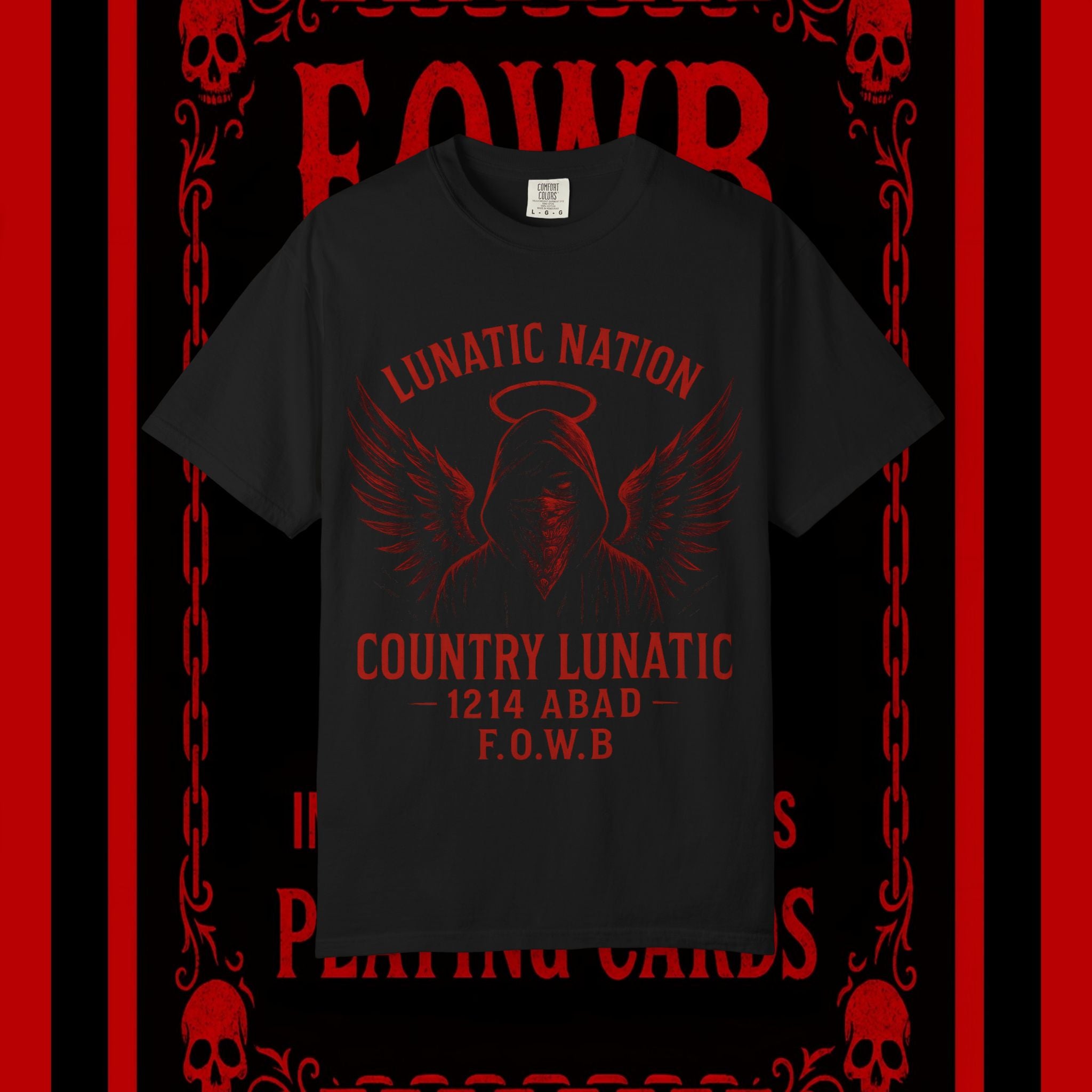 Copy of Country Lunatic & Lunatic Nation Demonic Intentions T-shirt