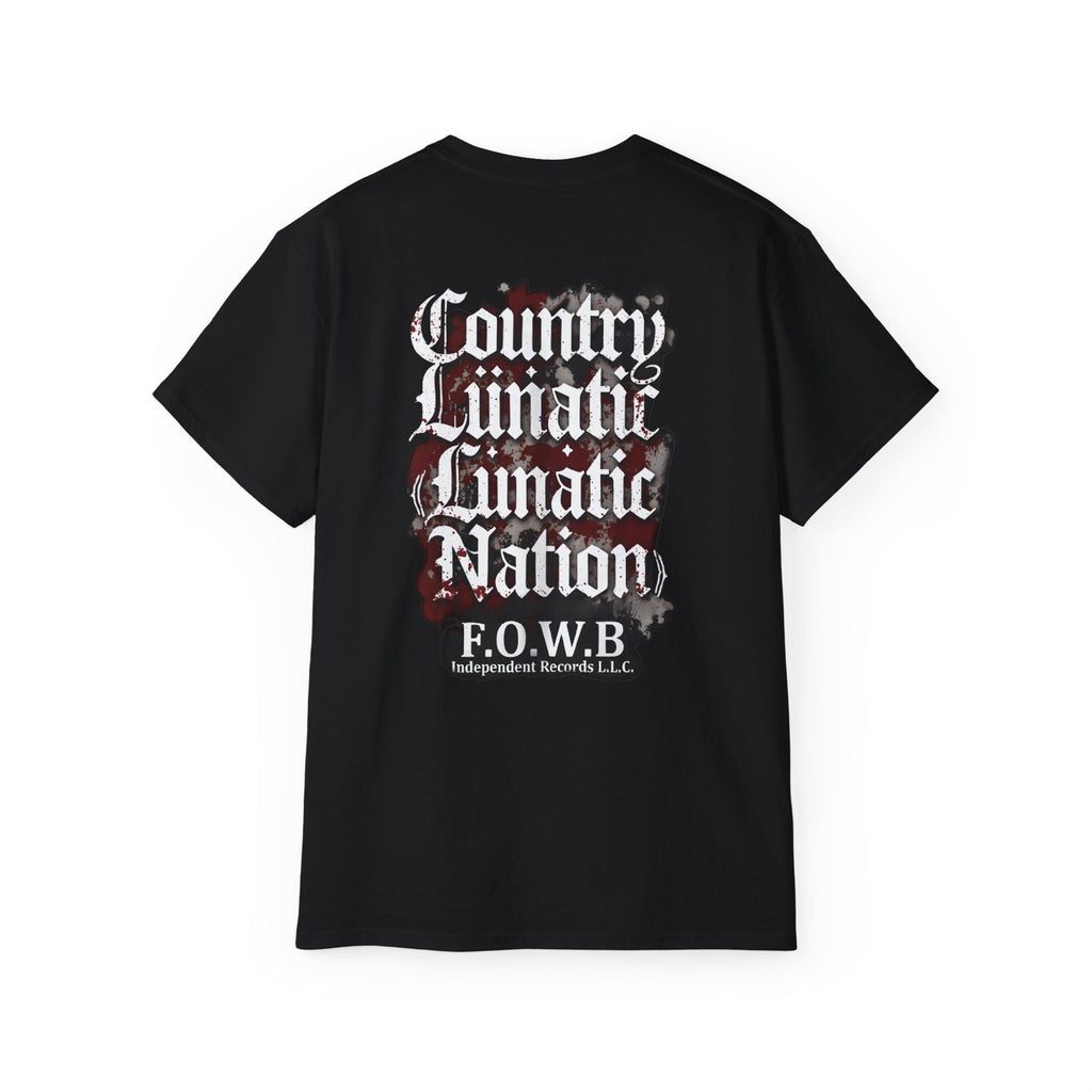 Country Lunatic Band Tee — "Lunatic Nation" Independent Records Shirt