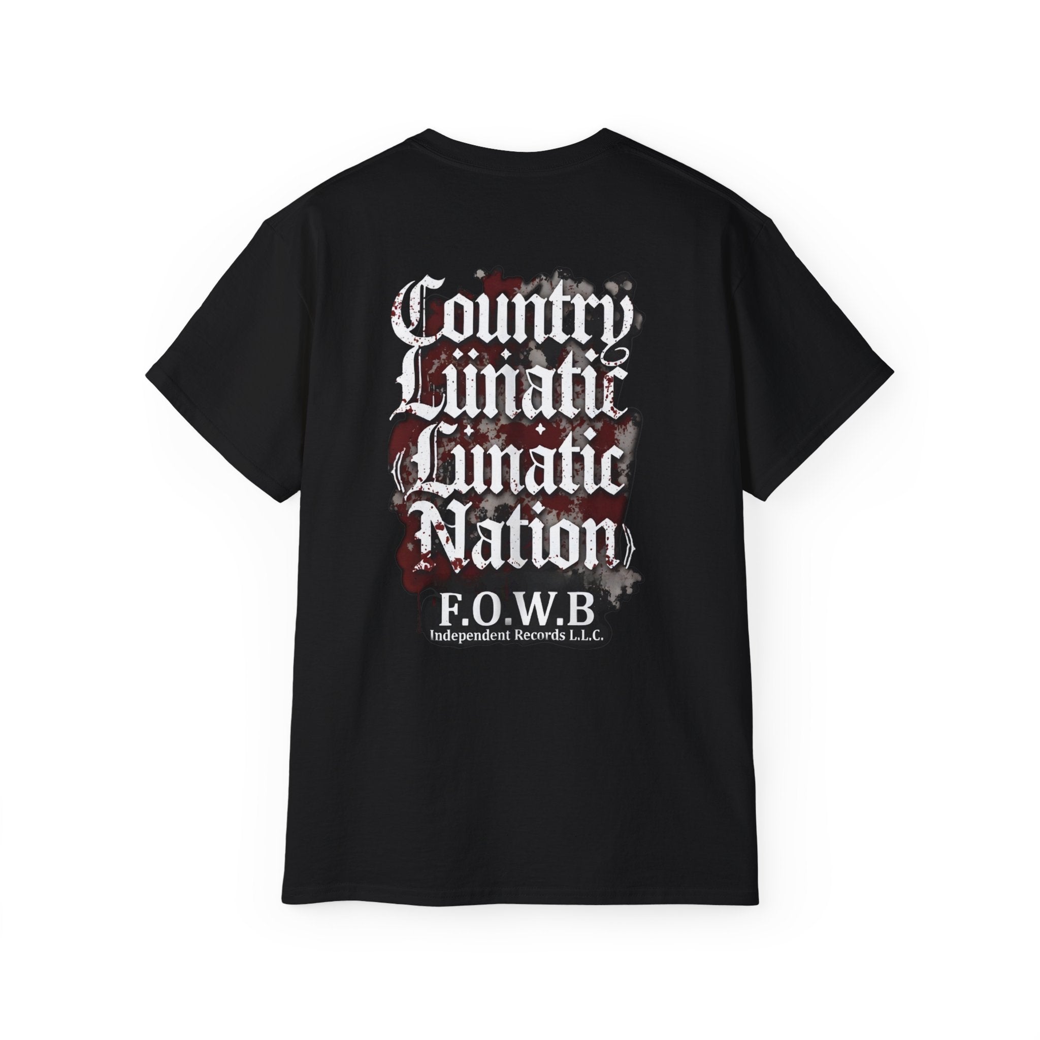Country Lunatic Band Tee — "Lunatic Nation" Independent Records Shirt