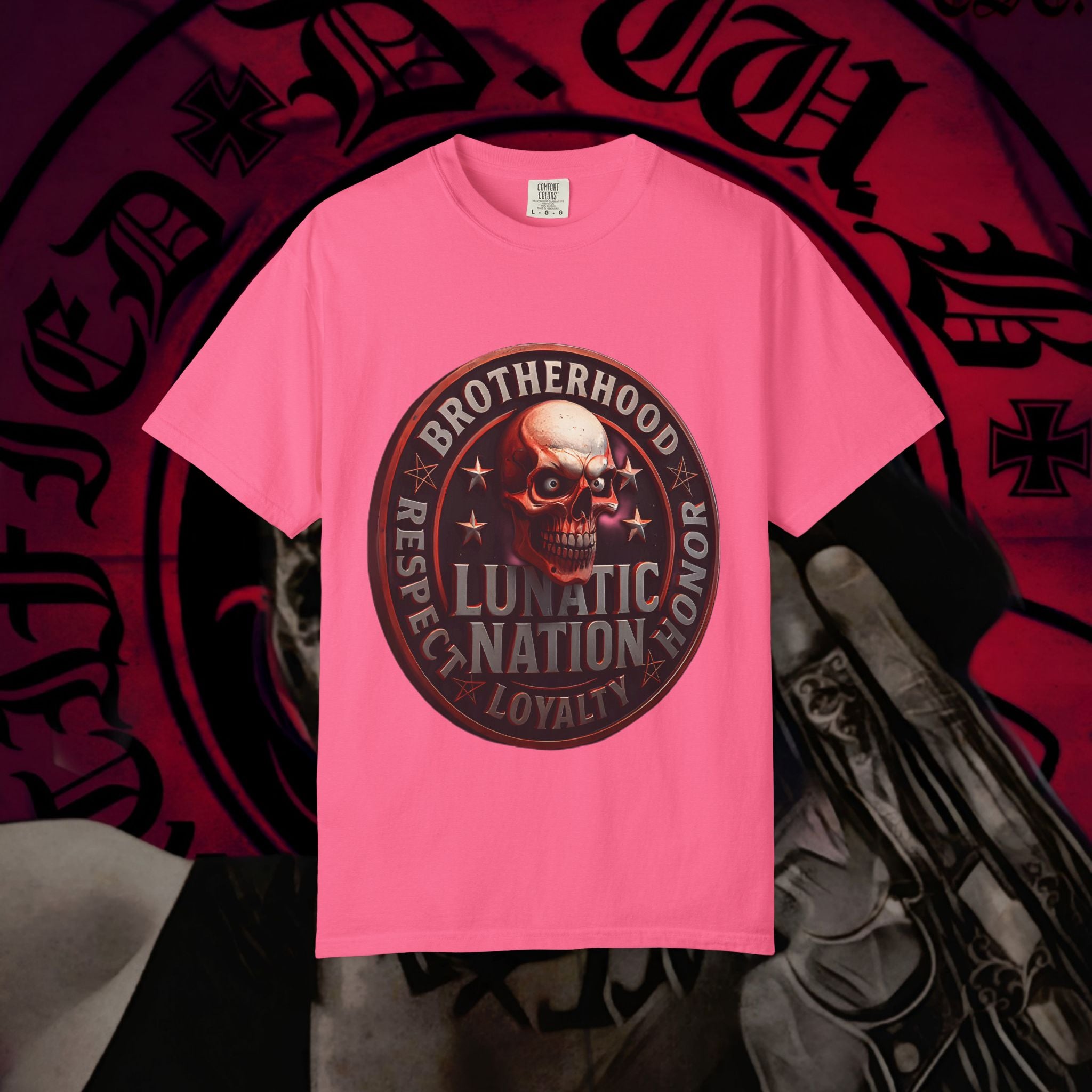 Country Lunatic Unisex Garment-Dyed T-shirt - Lunatic Nation Graphic Tee #2