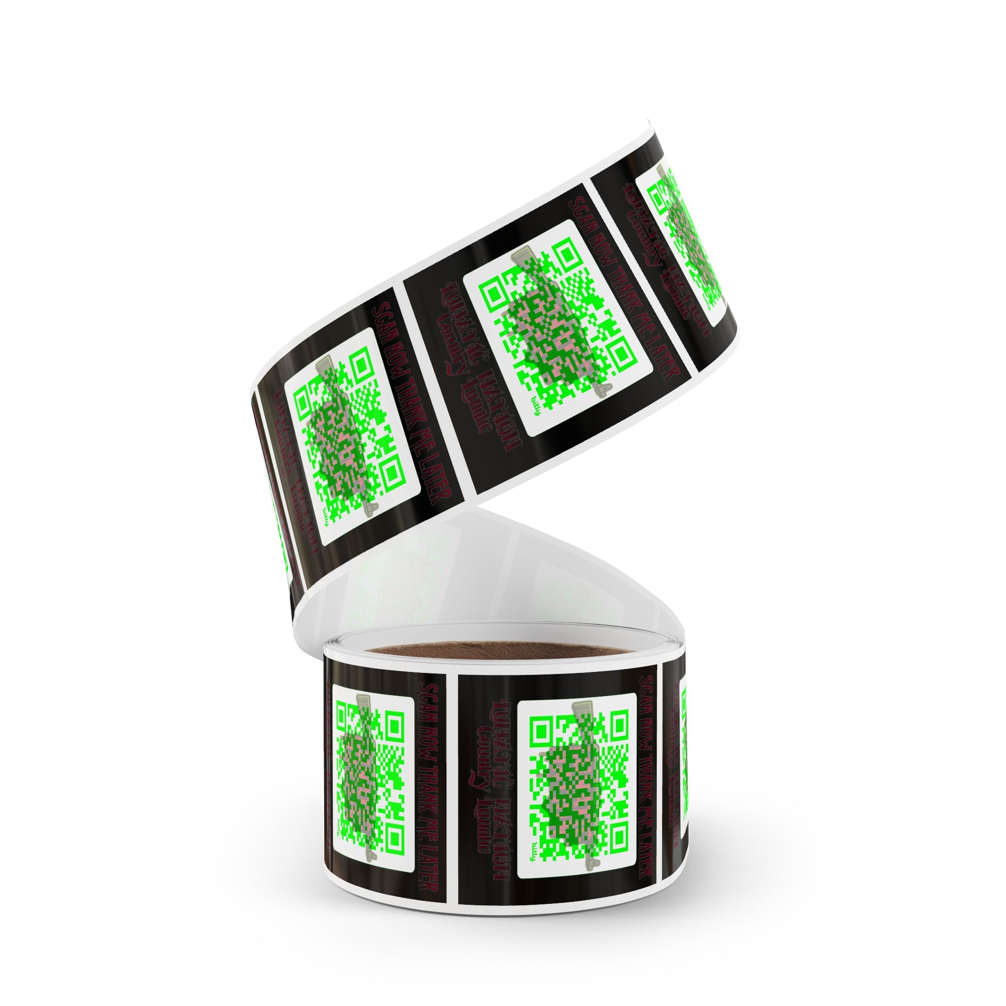 Country Lunatics QR Stickers for Real Support