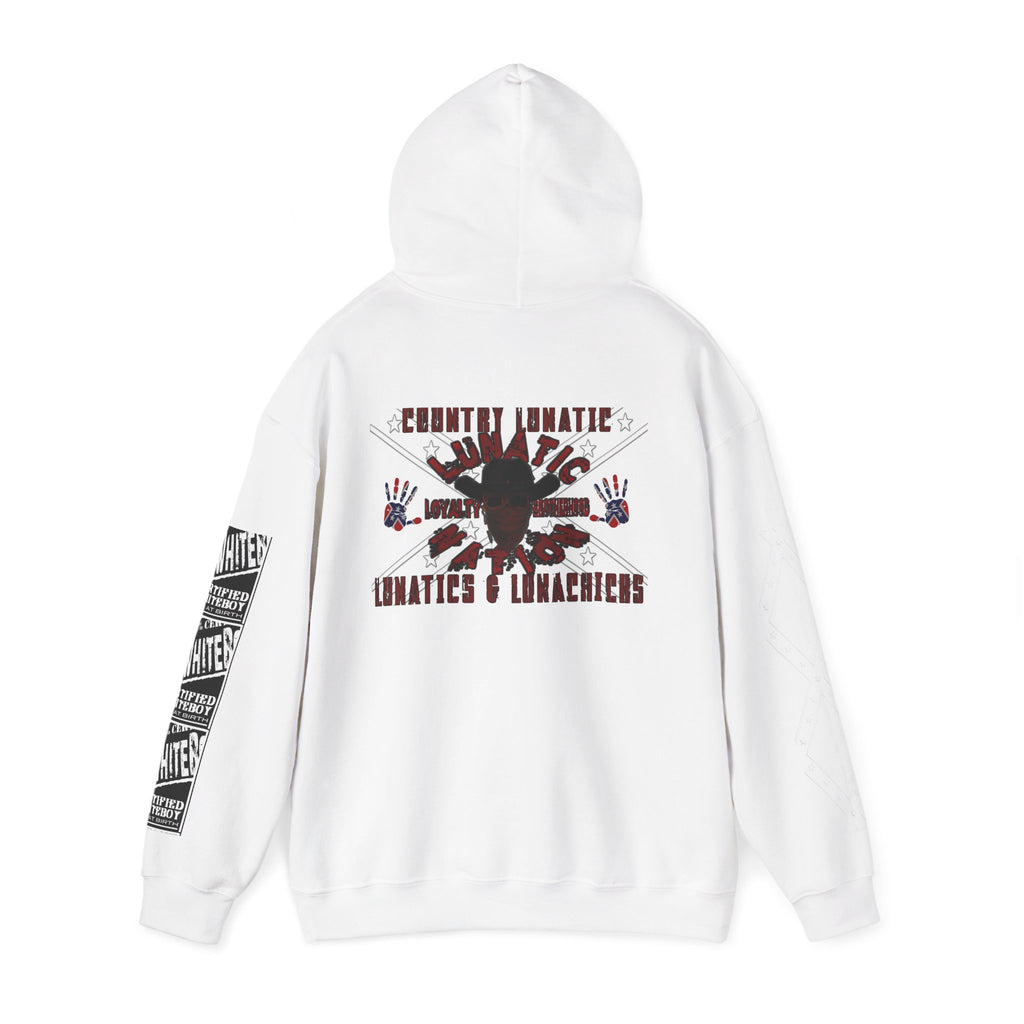 Country Lunatic Unisex Heavy Blend™ Hooded Sweatshirt - Unique Graphic Design