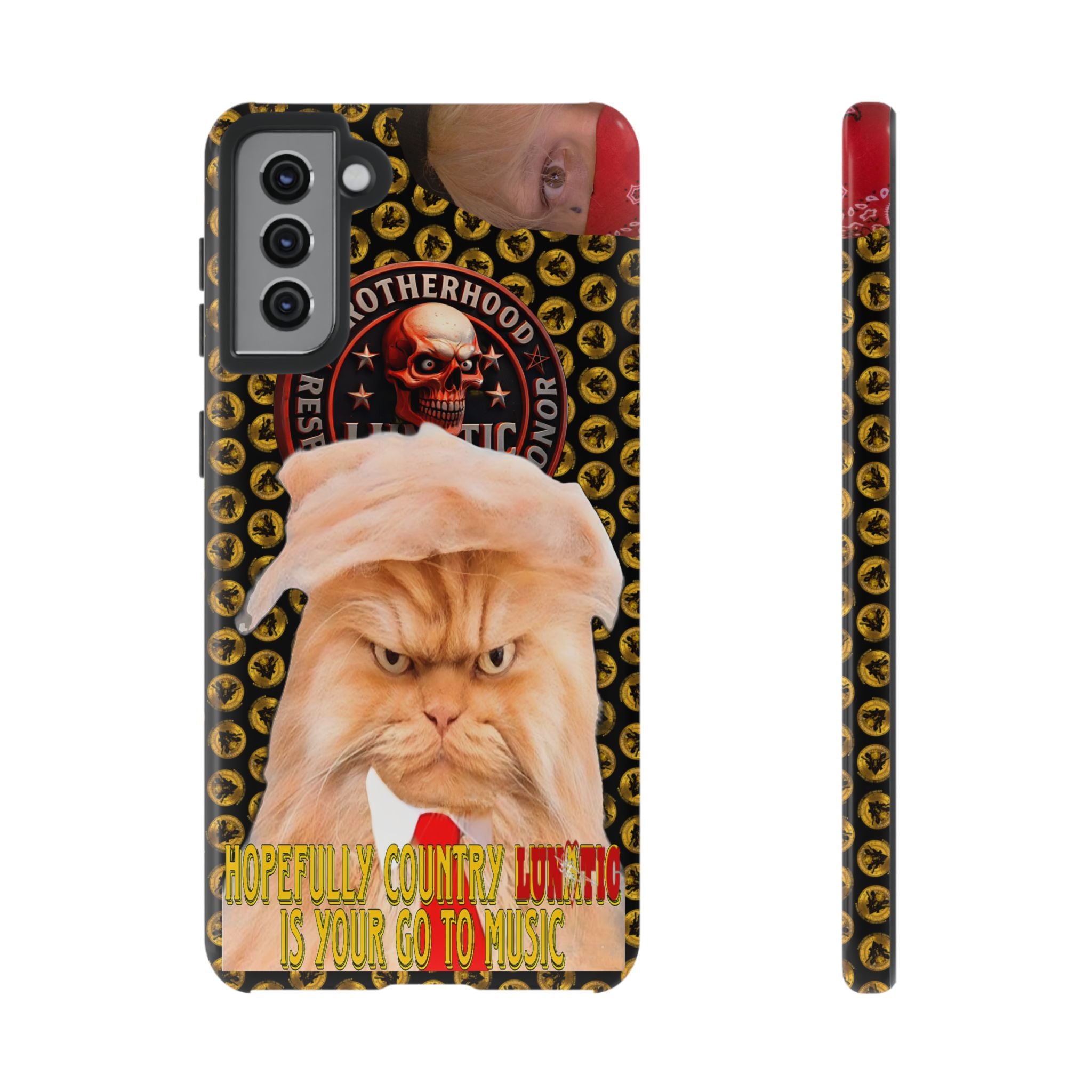 Phone Case - Kitty Country Lunatic Music Lover