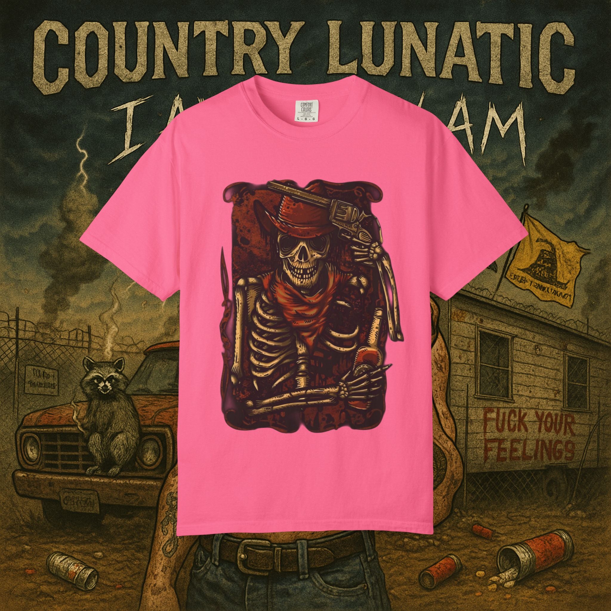 Country Lunatics Unisex T-shirt - For the Country Lunatic Fams