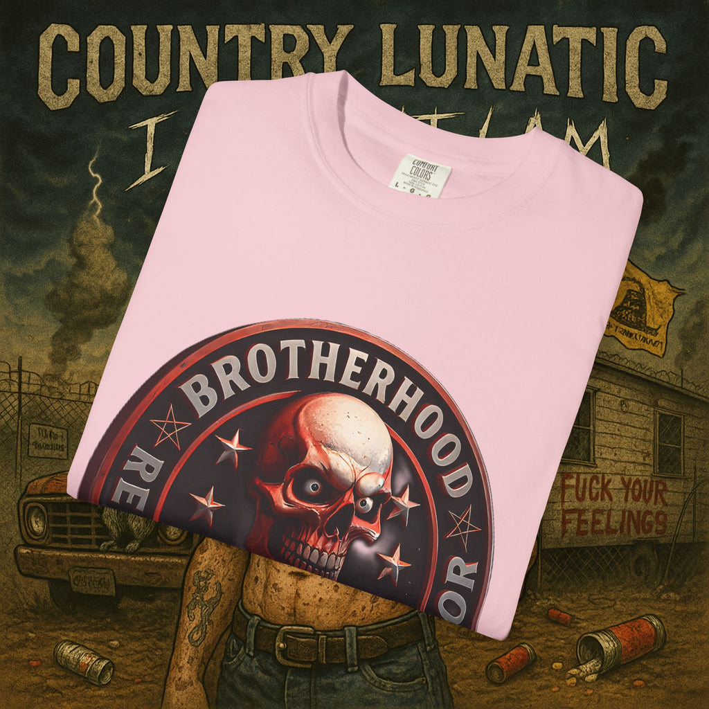 Country Lunatic Unisex Garment-Dyed T-shirt - Lunatic Nation Graphic Tee #2