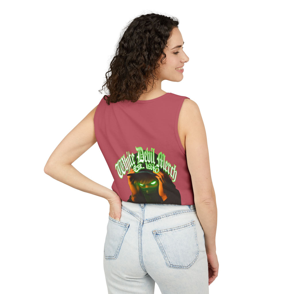 Tank Top White Gorilla Wife Beater Tank Unisex Garment-Dyed Collection
