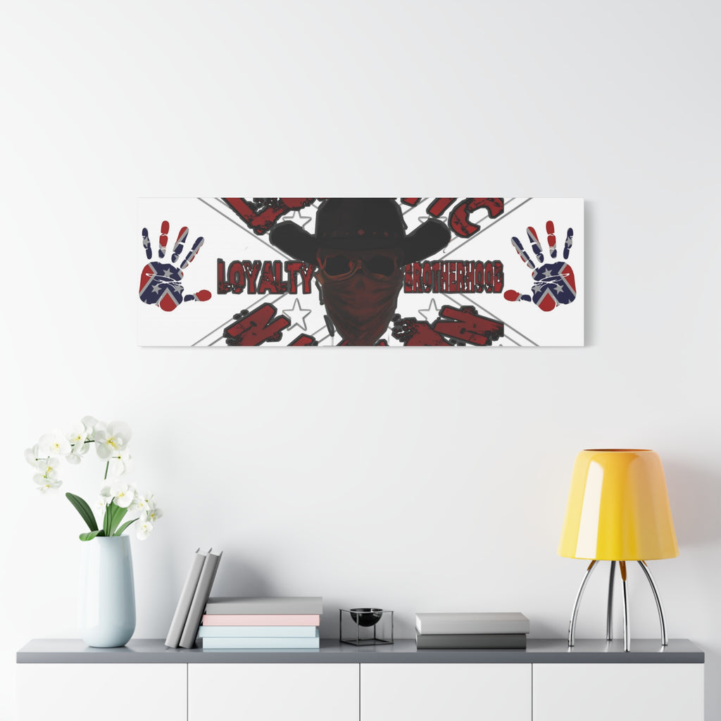 Country Lunatic Canvas Wall Art – Loyalty & Brotherhood Decor for Country Fans