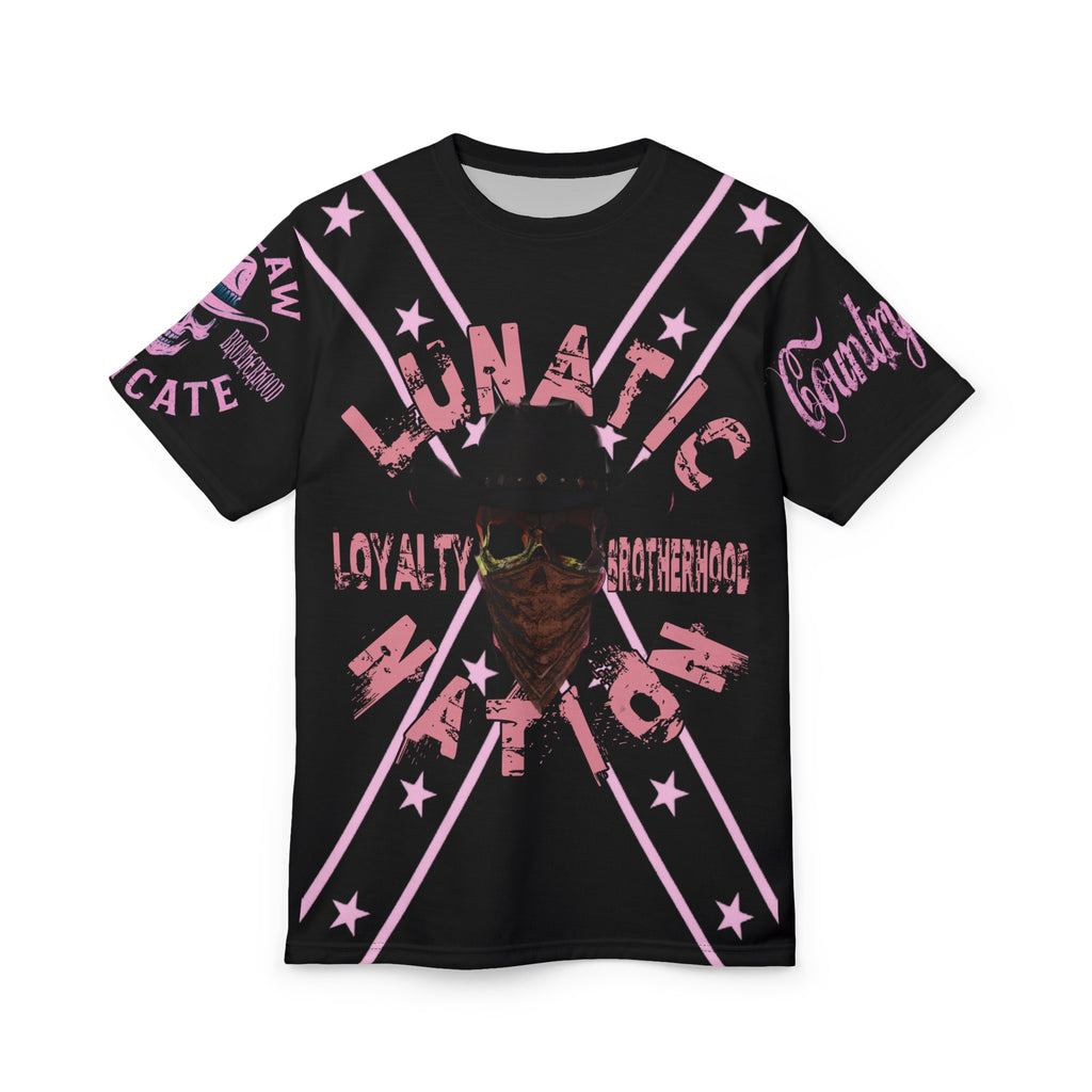 Country Lunatic Tee - Pink Logo Shirt for Pretty Girls