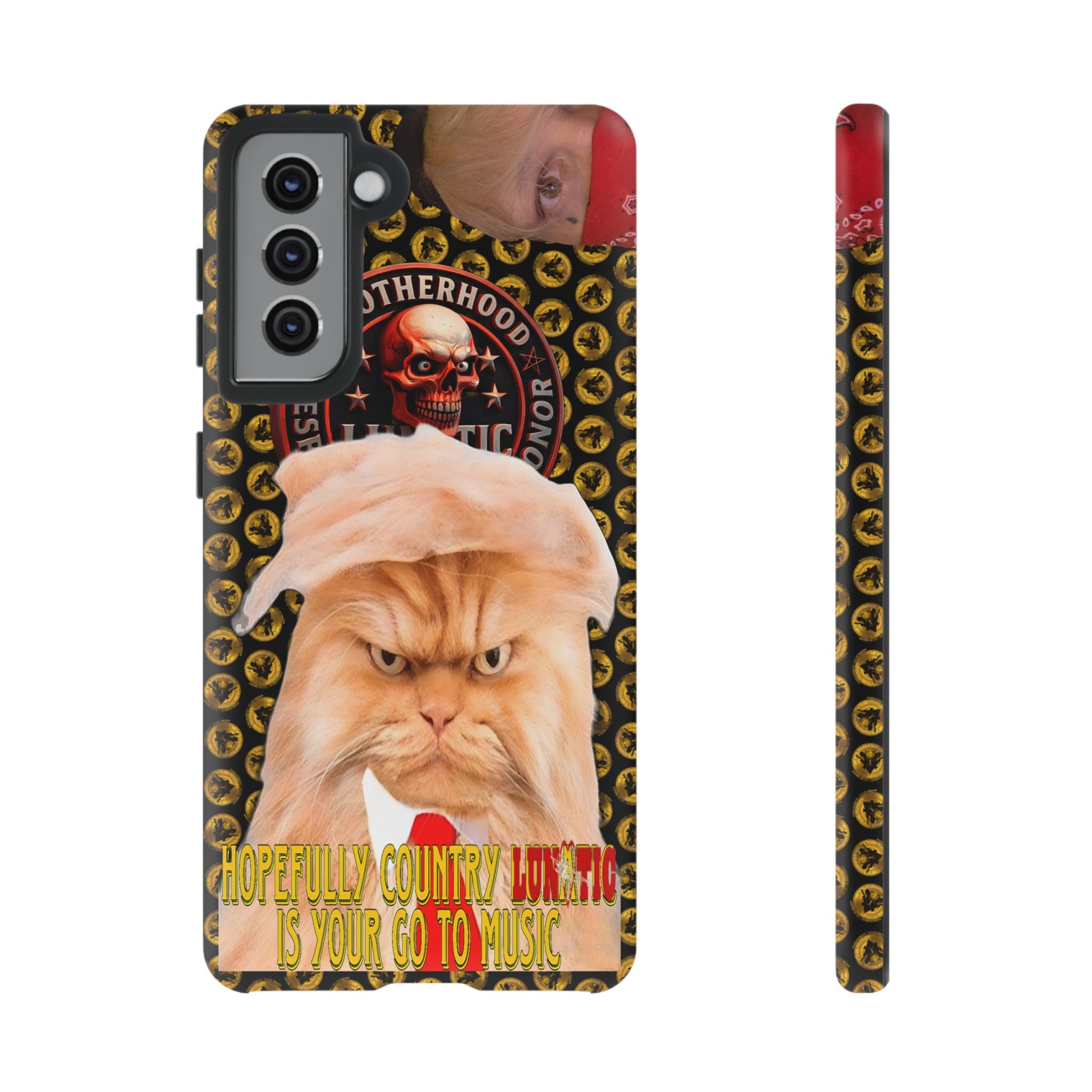 Phone Case - Kitty Country Lunatic Music Lover