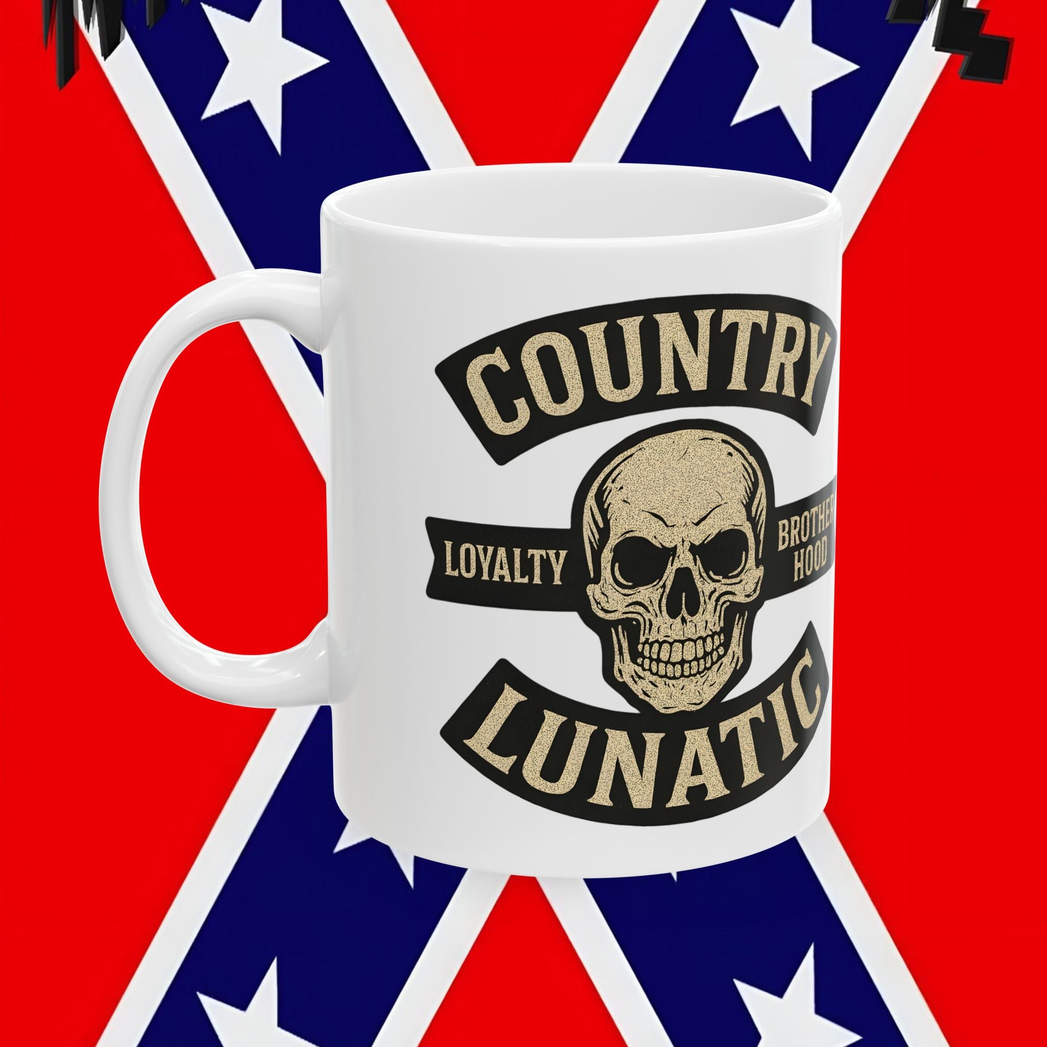 Funny Country Lunatic Mug - Certified Big Dick, 11oz & 15oz Ceramic Coffee Cup