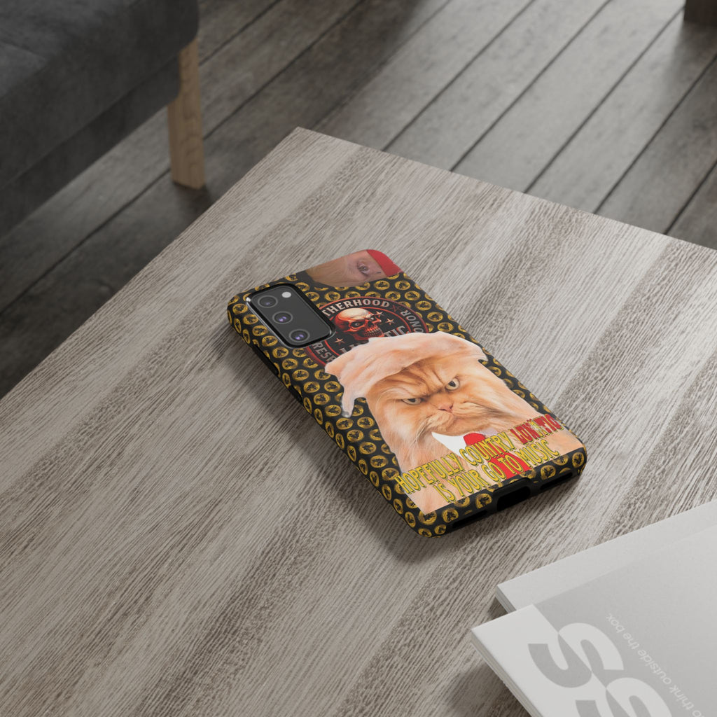 Phone Case - Kitty Country Lunatic Music Lover