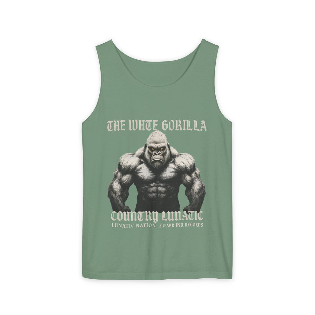 Tank Top White Gorilla Wife Beater Tank Unisex Garment-Dyed Collection