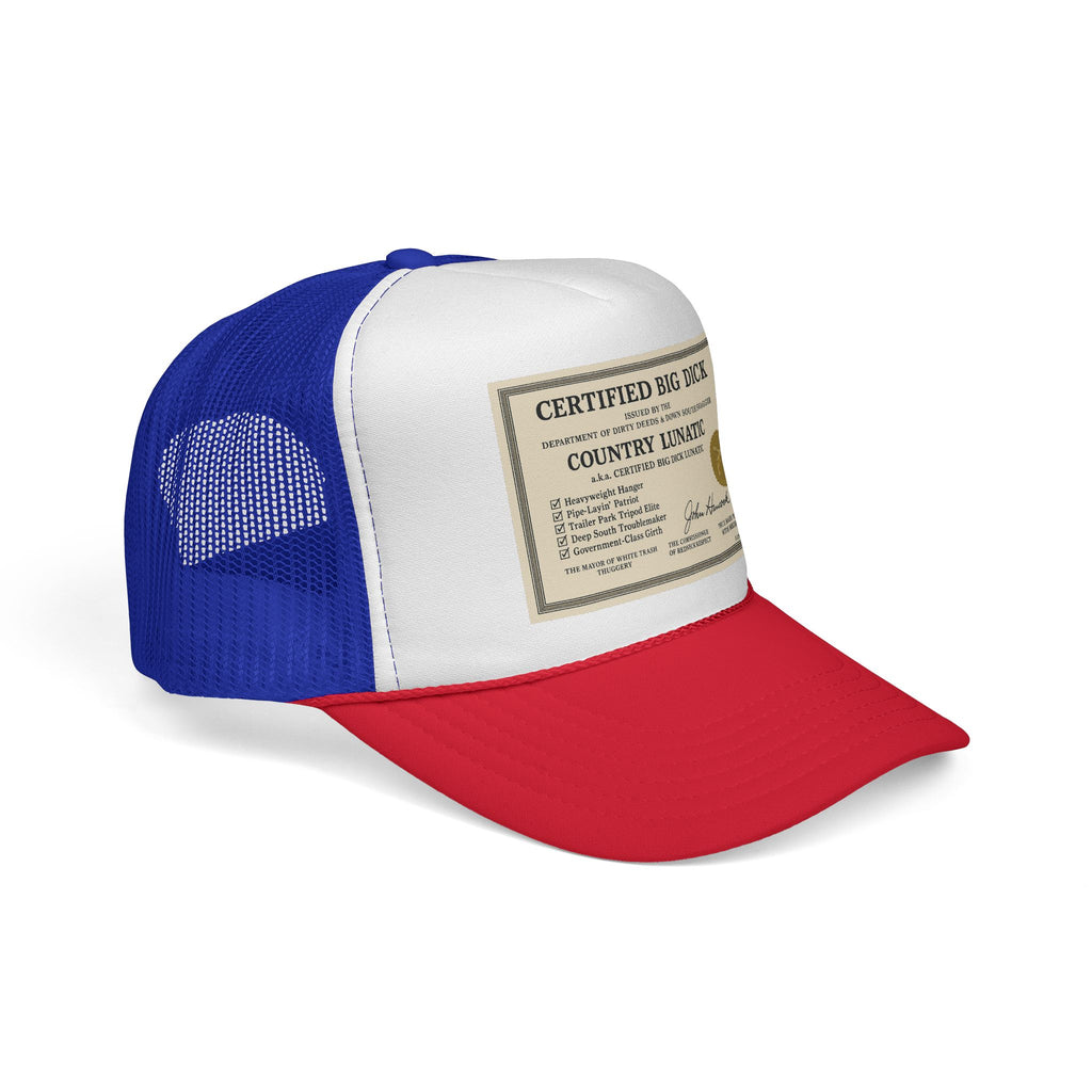 Trucker Cap - Certified Big Di*k - Country Lunatic Design