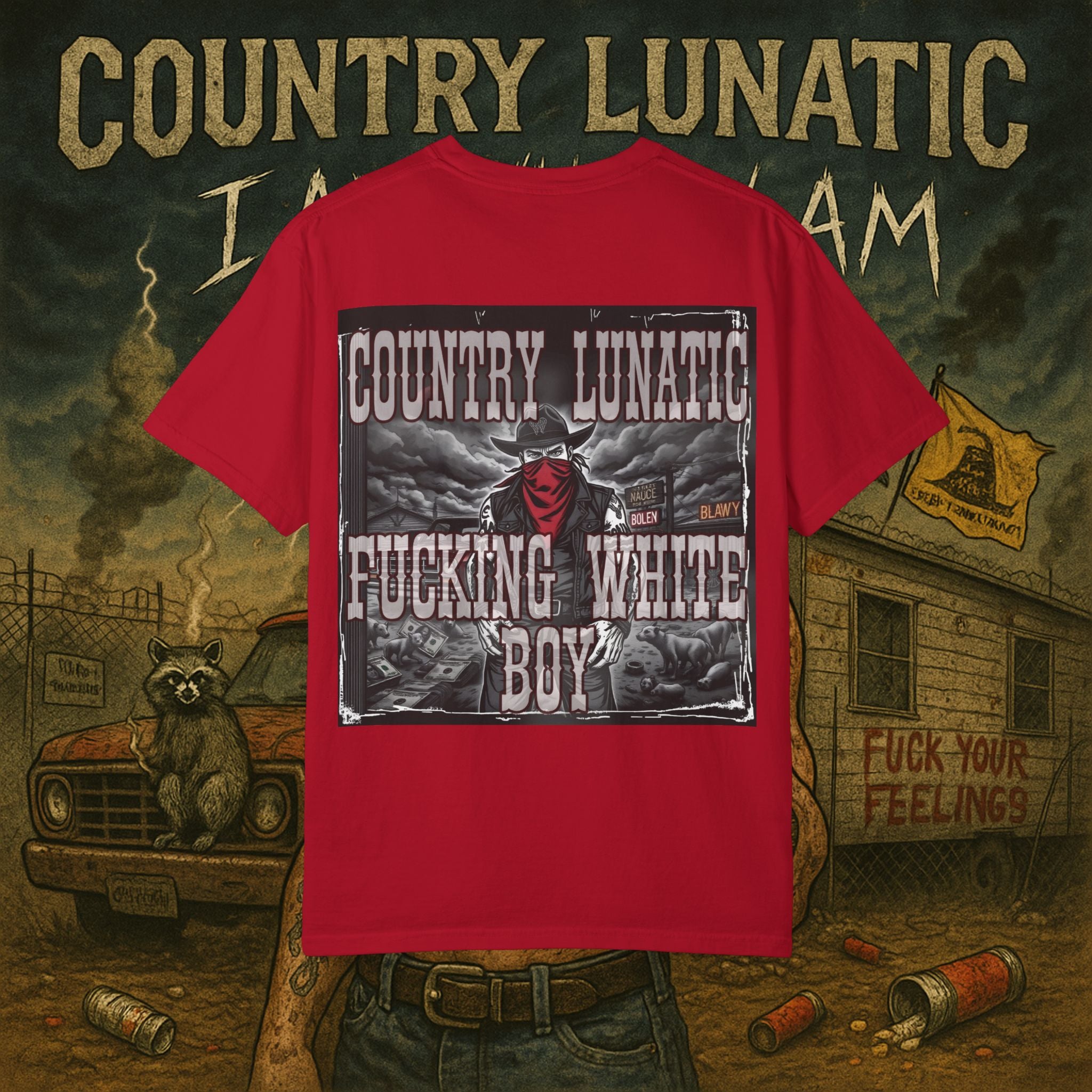 Country Lunatics Unisex T-shirt - For the Country Lunatic Fams