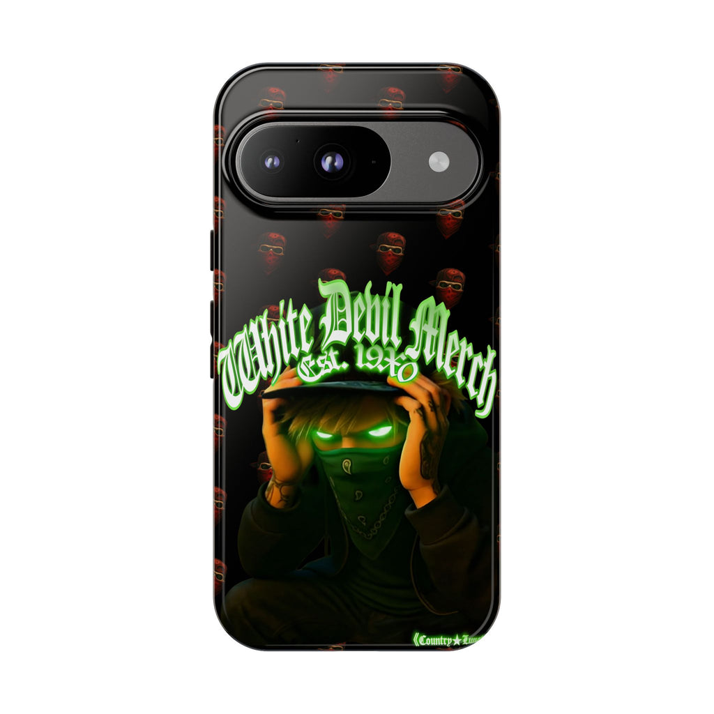 Phone Cases - White Devil Merch Collection for iPhones and Google Phones