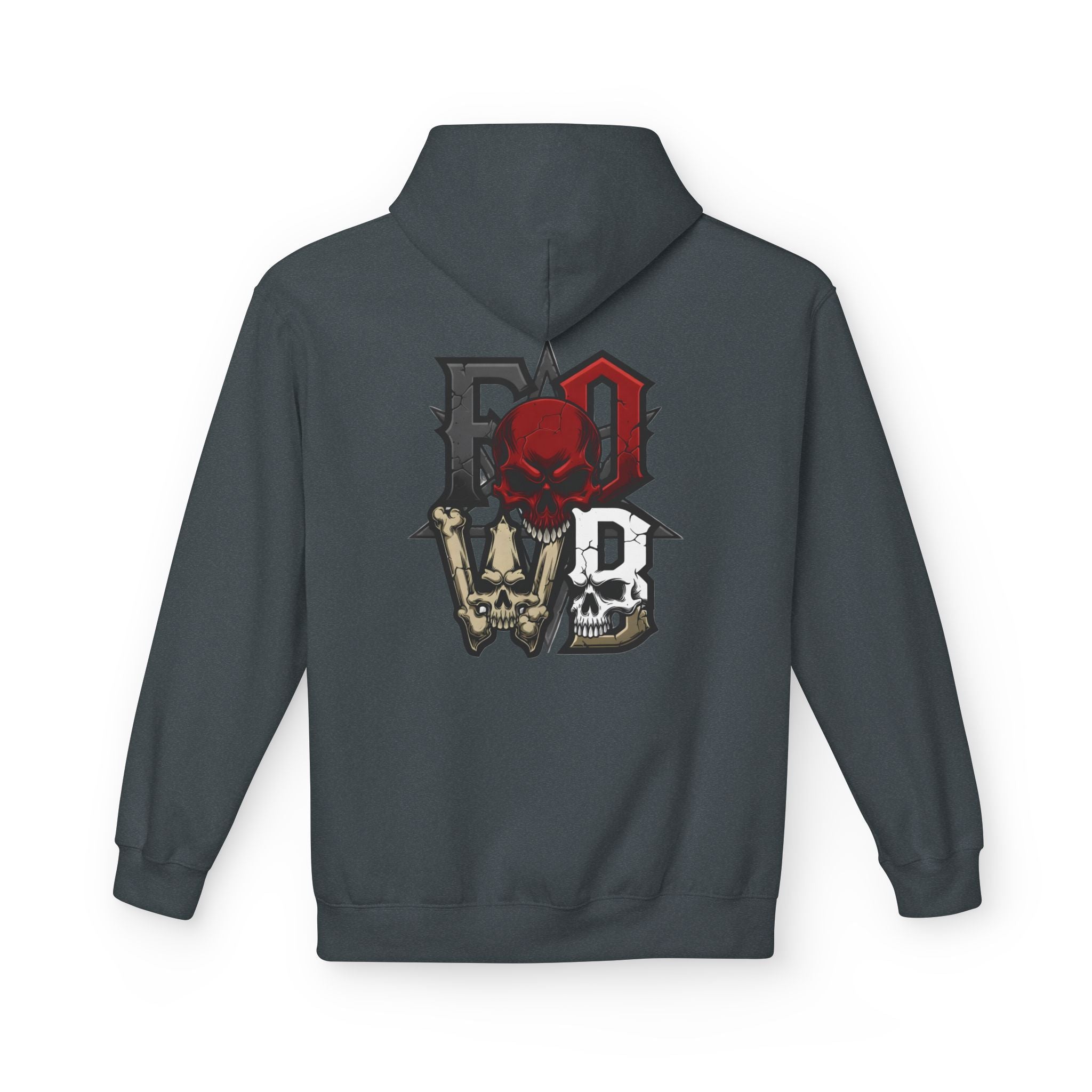 F.O.W.B. Back Art Hoodie — Graphic Midweight Fleece Sweatshirt