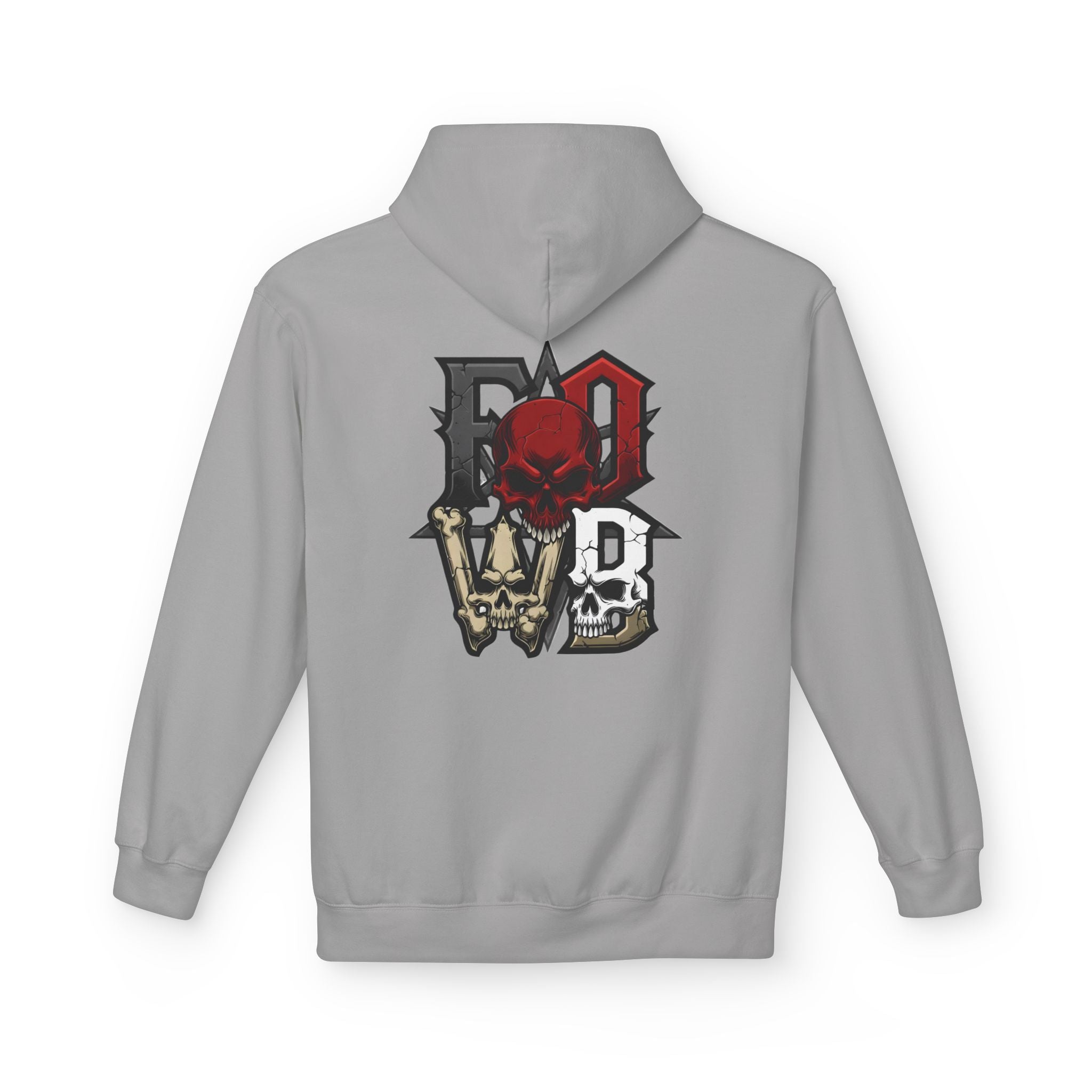 F.O.W.B. Back Art Hoodie — Graphic Midweight Fleece Sweatshirt