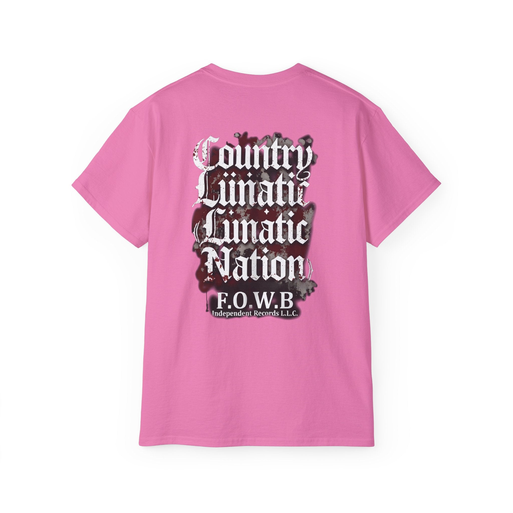 Country Lunatic Band Tee — "Lunatic Nation" Independent Records Shirt