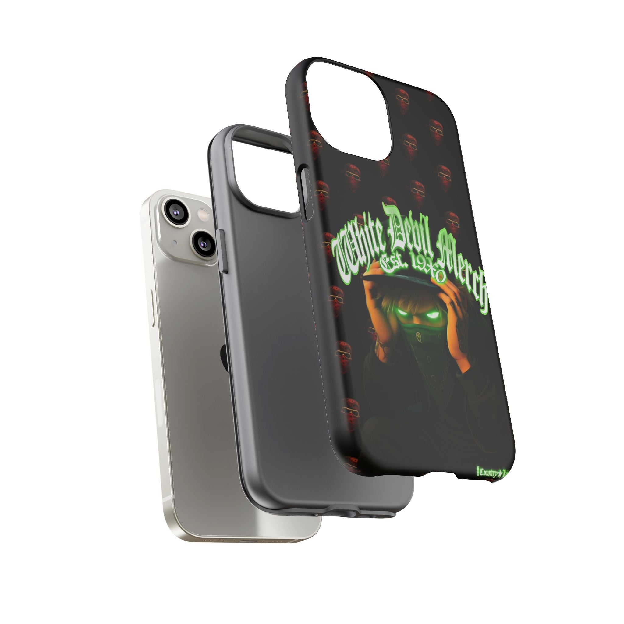 Phone Cases - White Devil Merch Collection for iPhones and Google Phones
