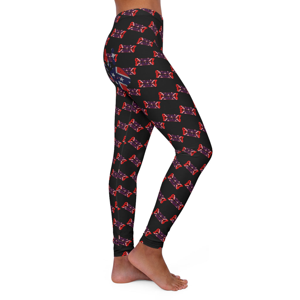 Leggings Lunatic Country Female Hand Print Design Women's Casual Spandex Leggings