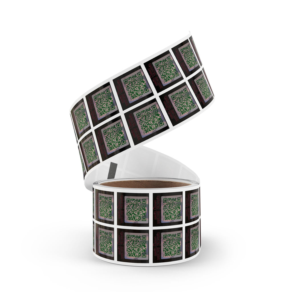 Sticker Rolls - Country Lunatics QR Stickers for Real Support