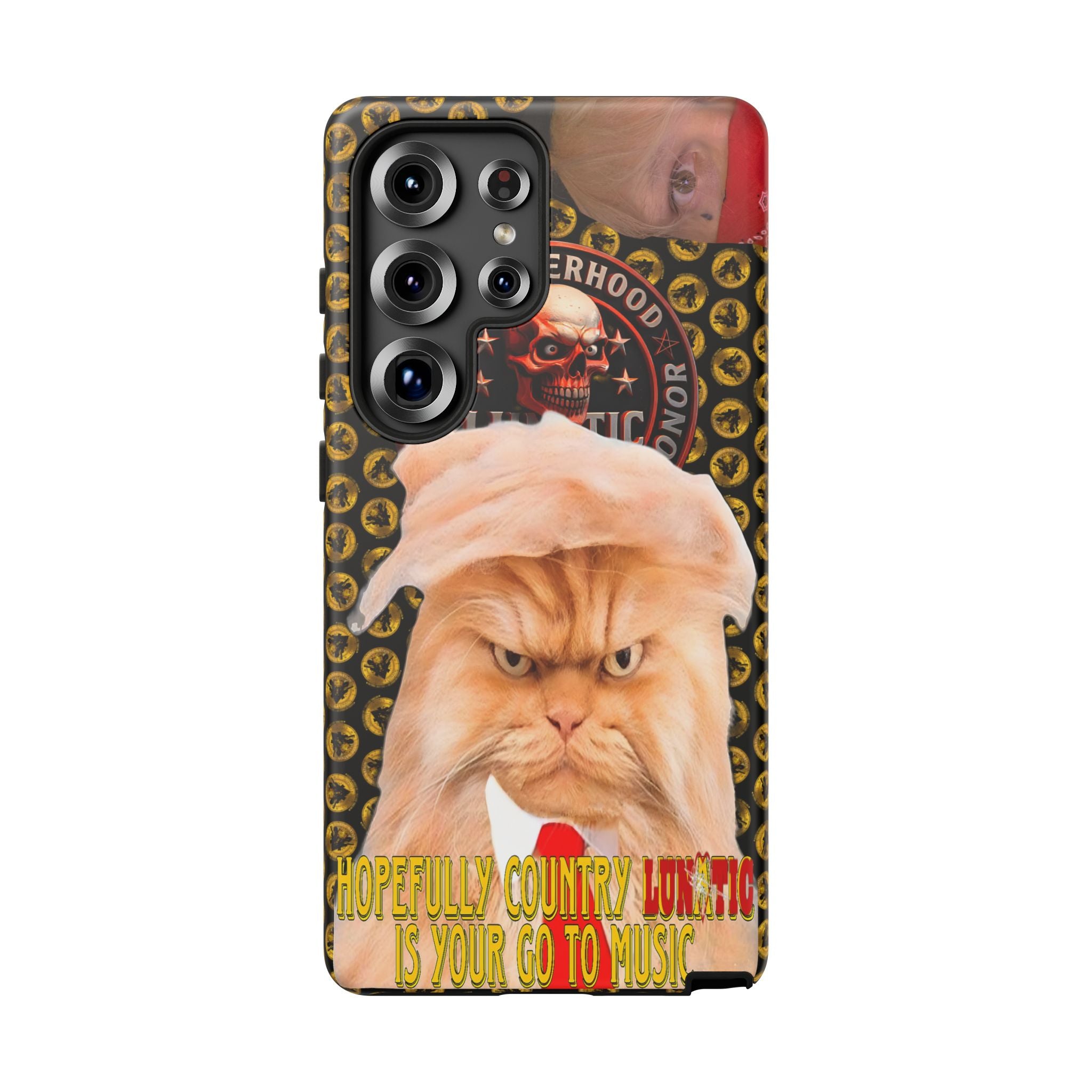 Phone Case - Kitty Country Lunatic Music Lover