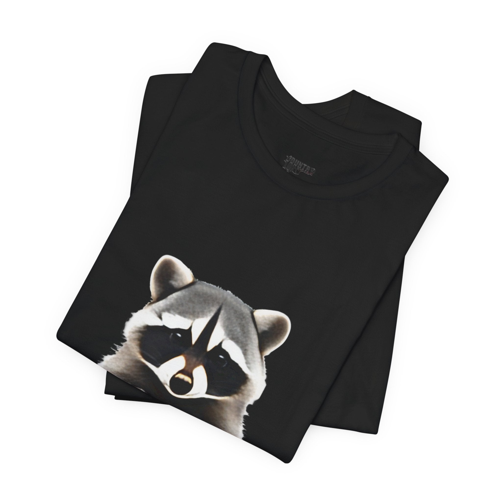 Country Lunatic Racoon Tee — 'F.C.W.B' Muscle Car Graphic Shirt