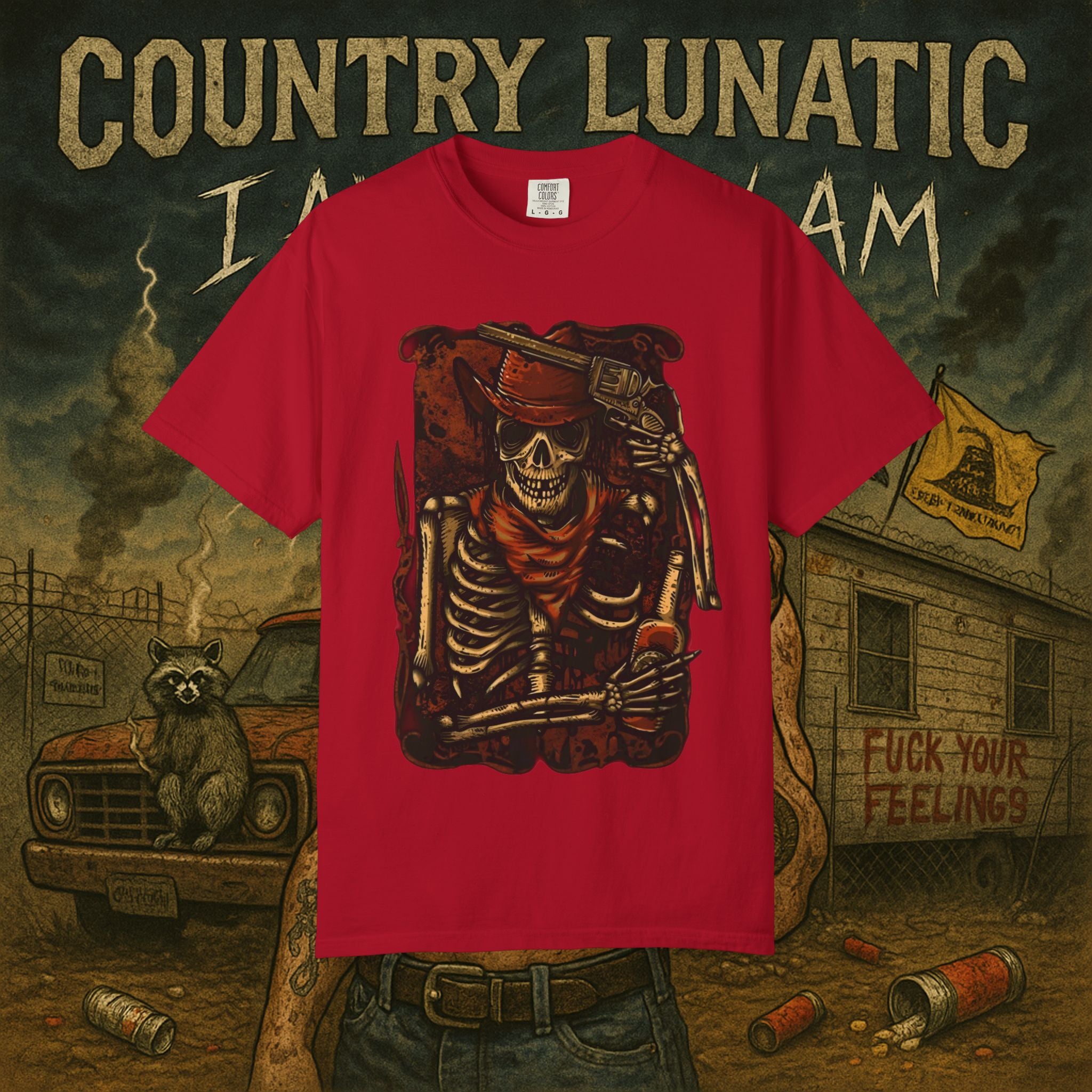 Country Lunatics Unisex T-shirt - For the Country Lunatic Fams