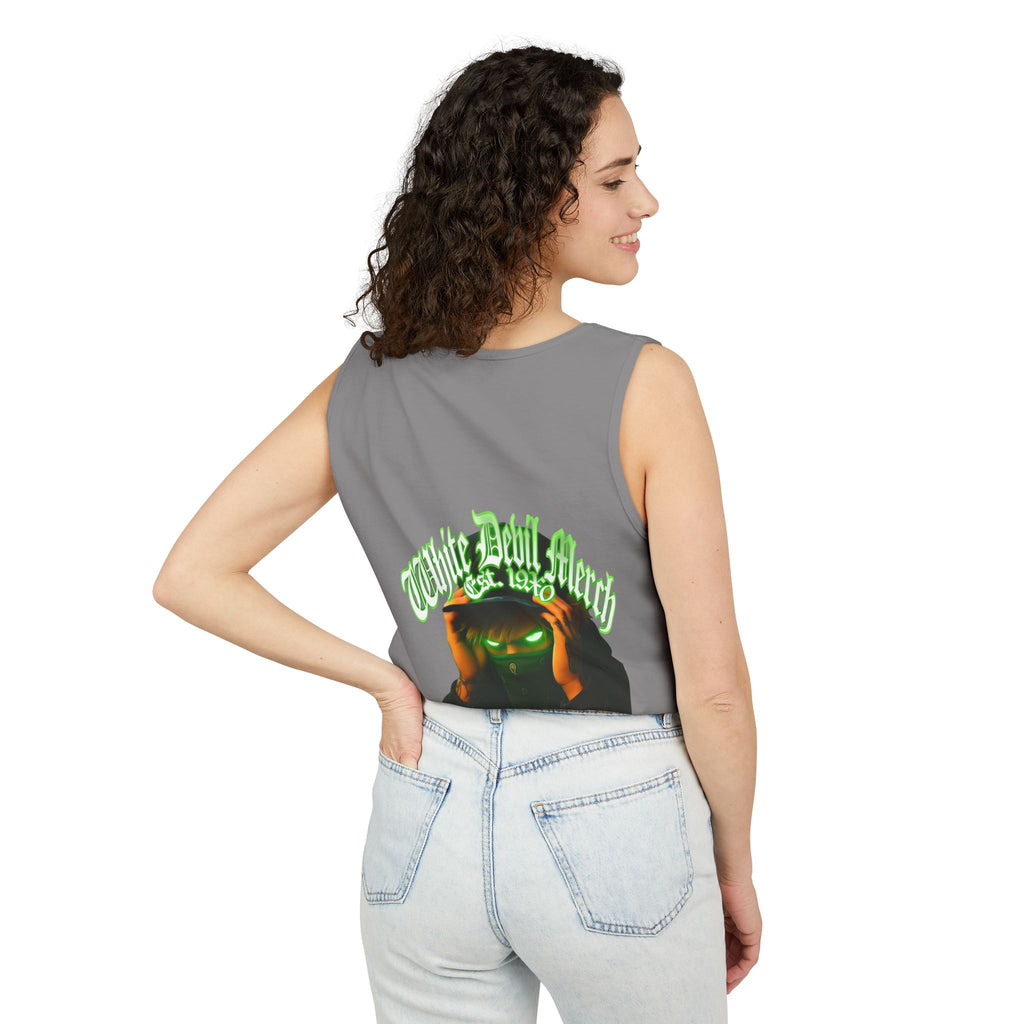 Tank Top White Gorilla Wife Beater Tank Unisex Garment-Dyed Collection
