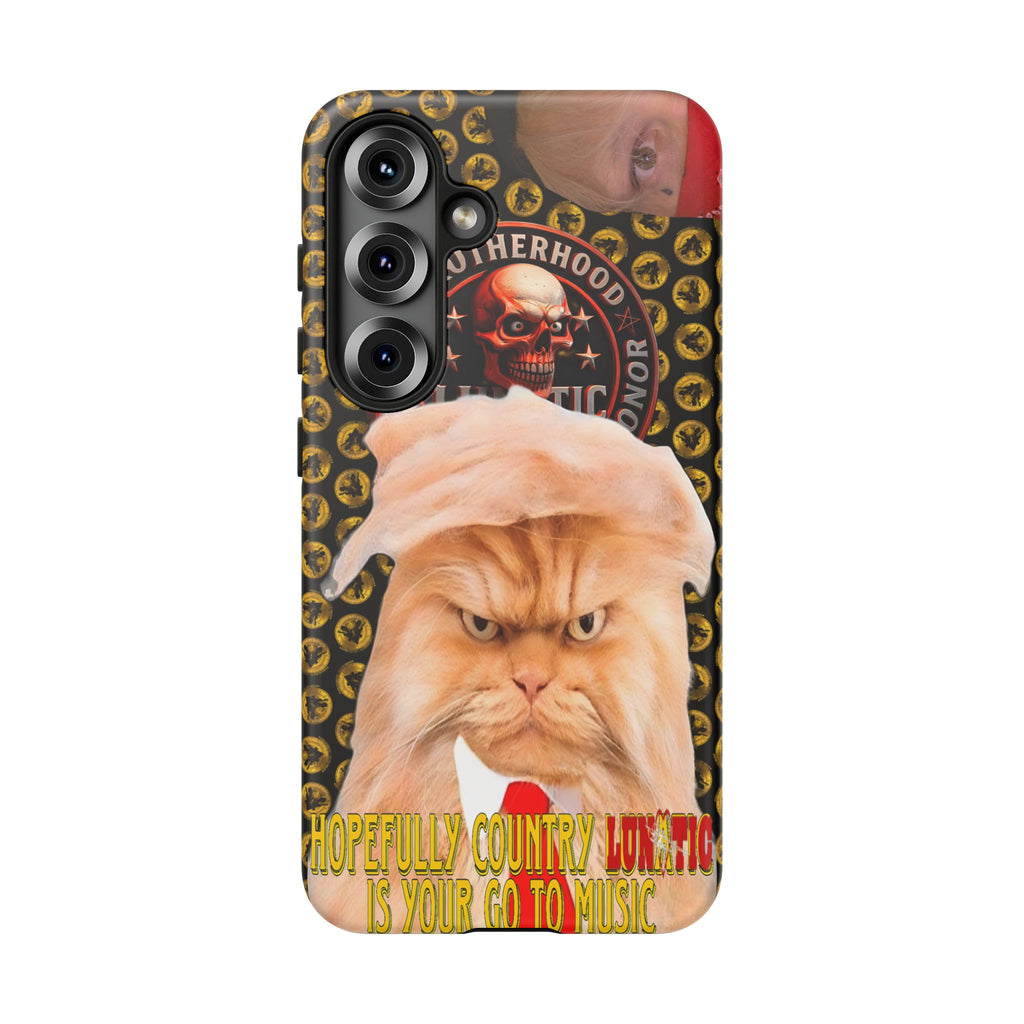 Phone Case - Kitty Country Lunatic Music Lover