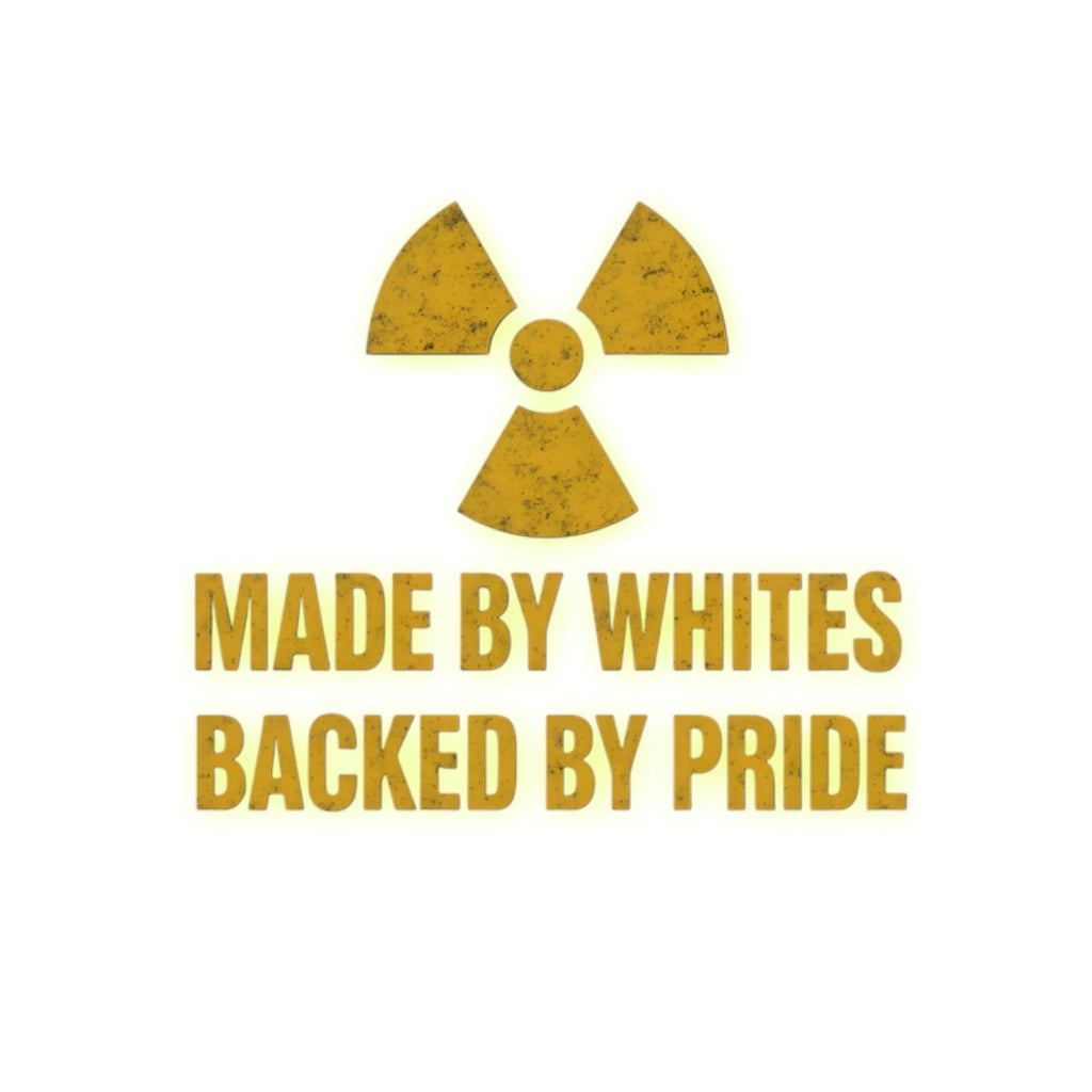 Sticker Set - 'MADE BY WHITE'S BACKED BY PRIDE'