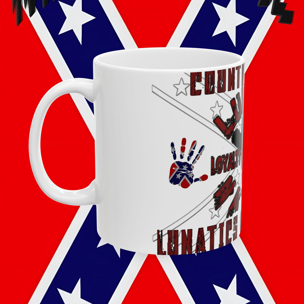 Funny Country Lunatic Mug - Certified Big Dick, 11oz & 15oz Ceramic Coffee Cup